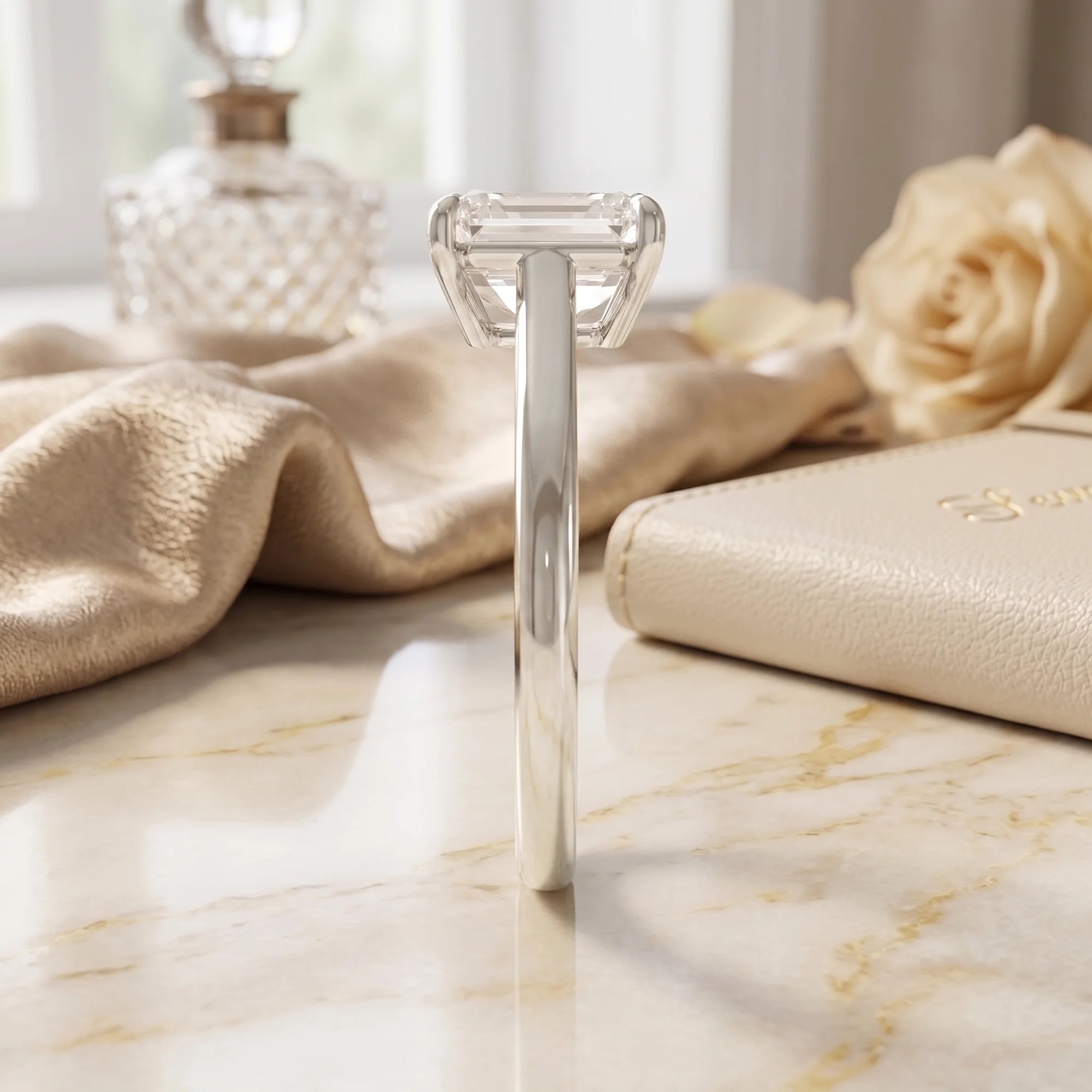 14K White Gold