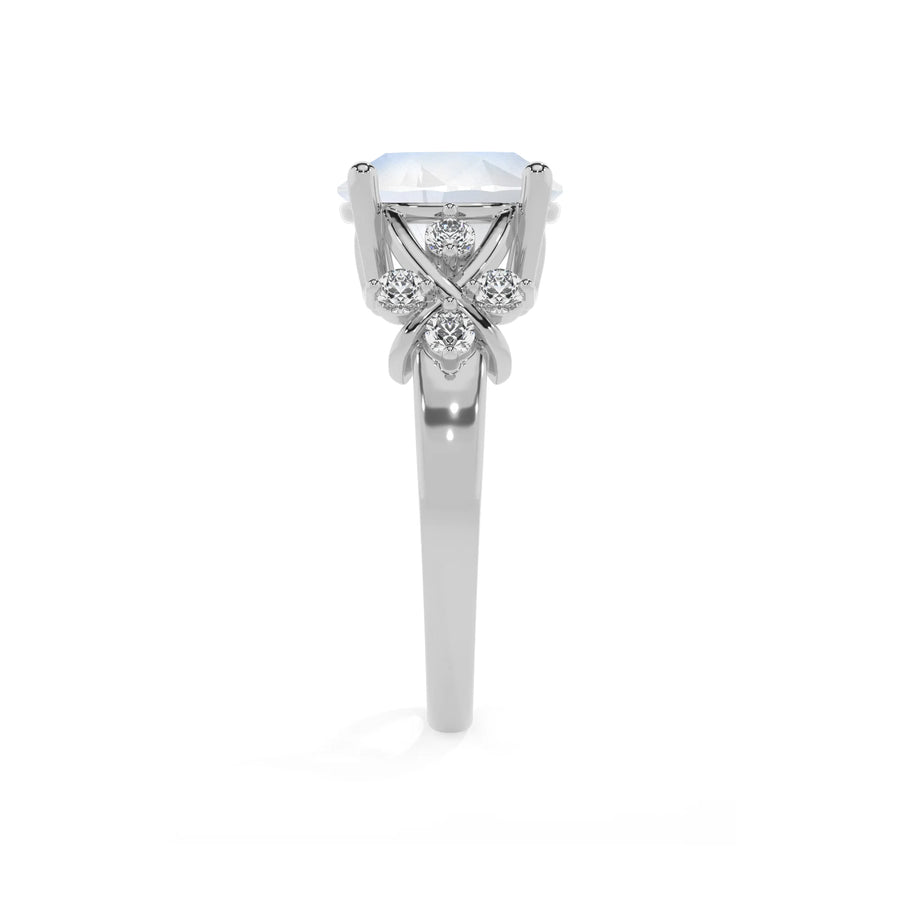 14K White Gold