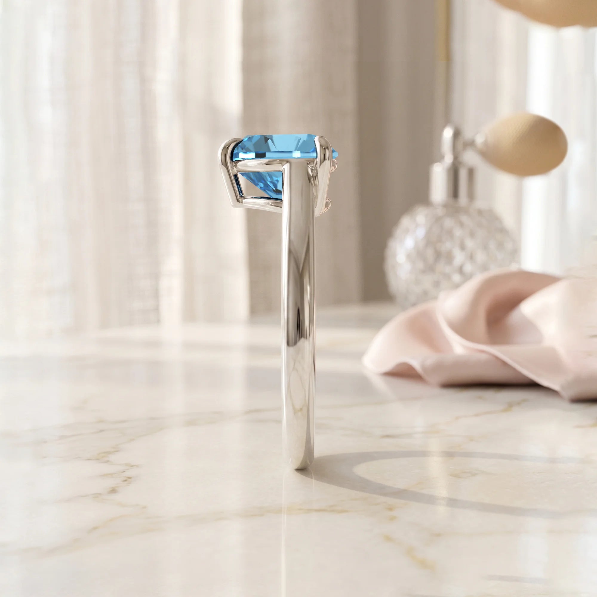 14K White Gold