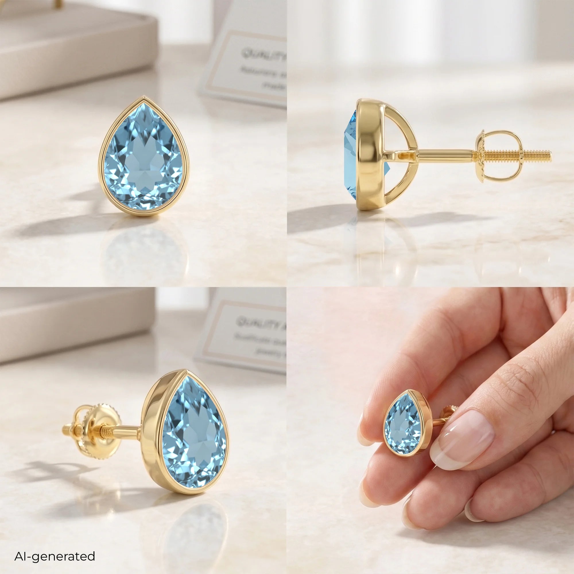 14K Yellow Gold