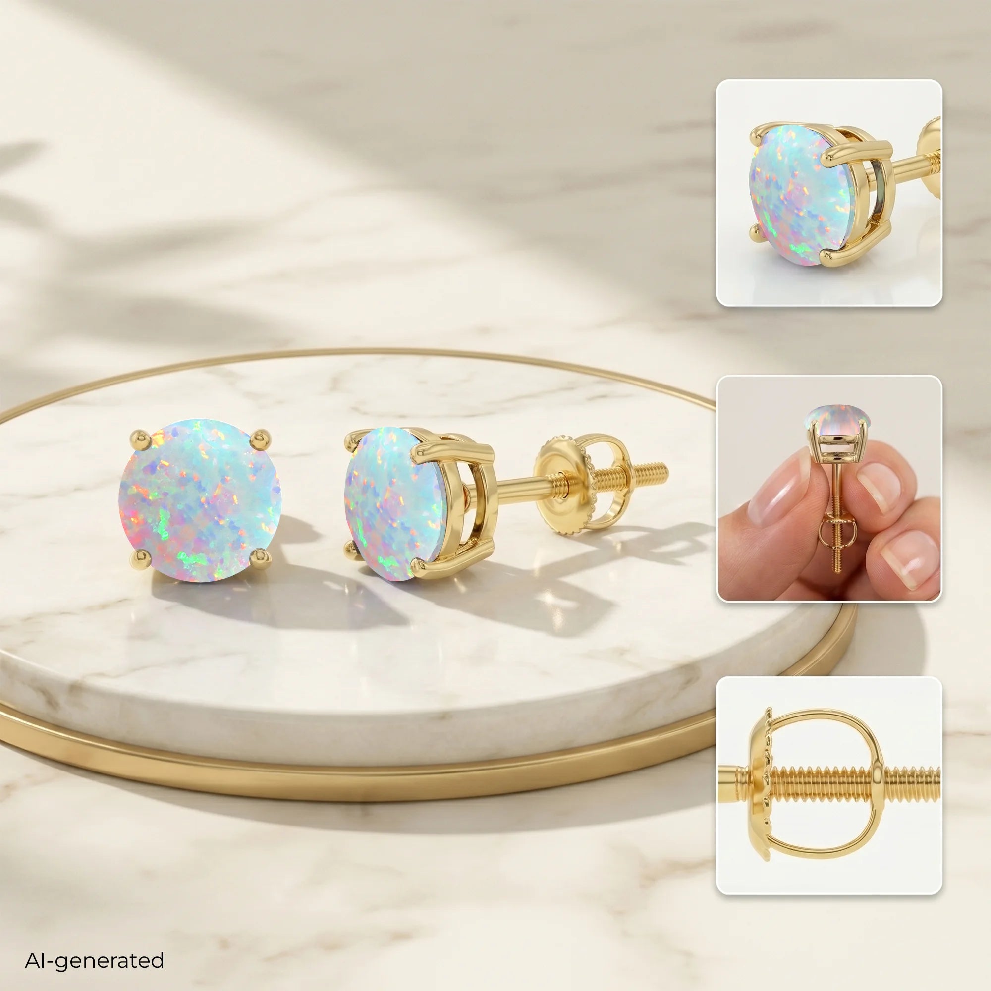 14K Yellow Gold