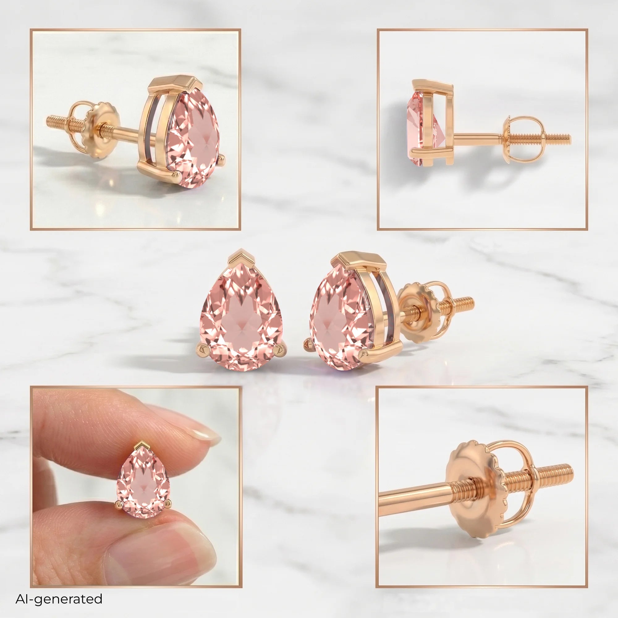 14K Rose Gold