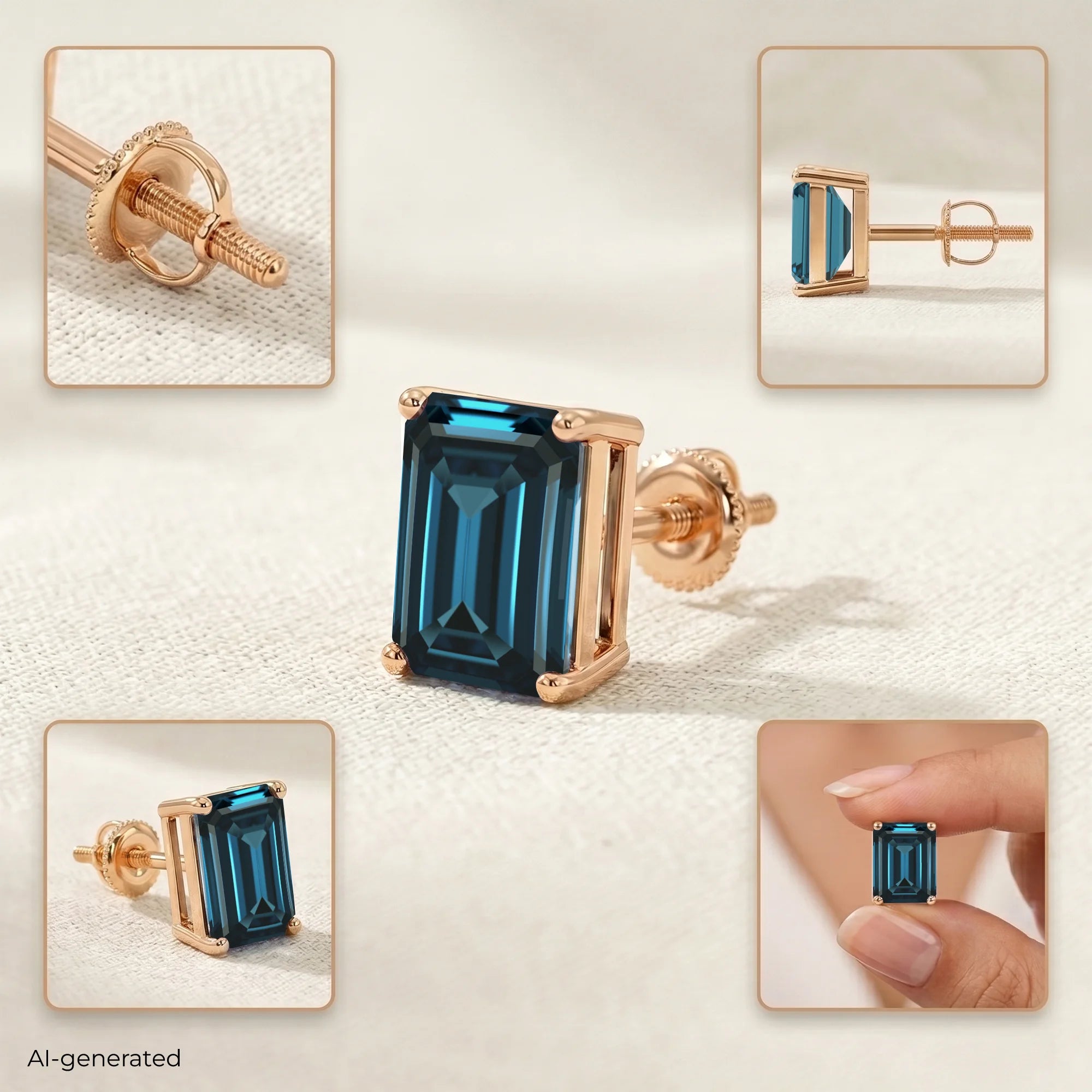 14K Rose Gold