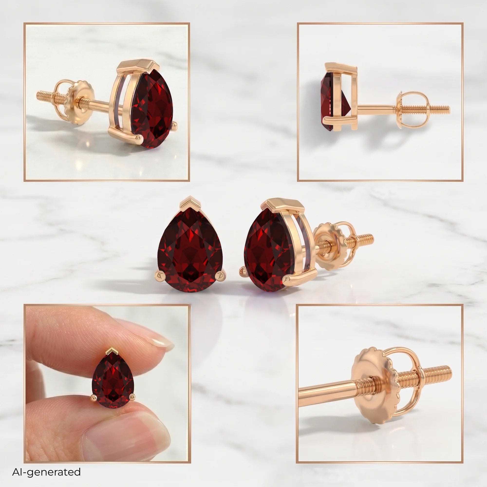 14K Rose Gold