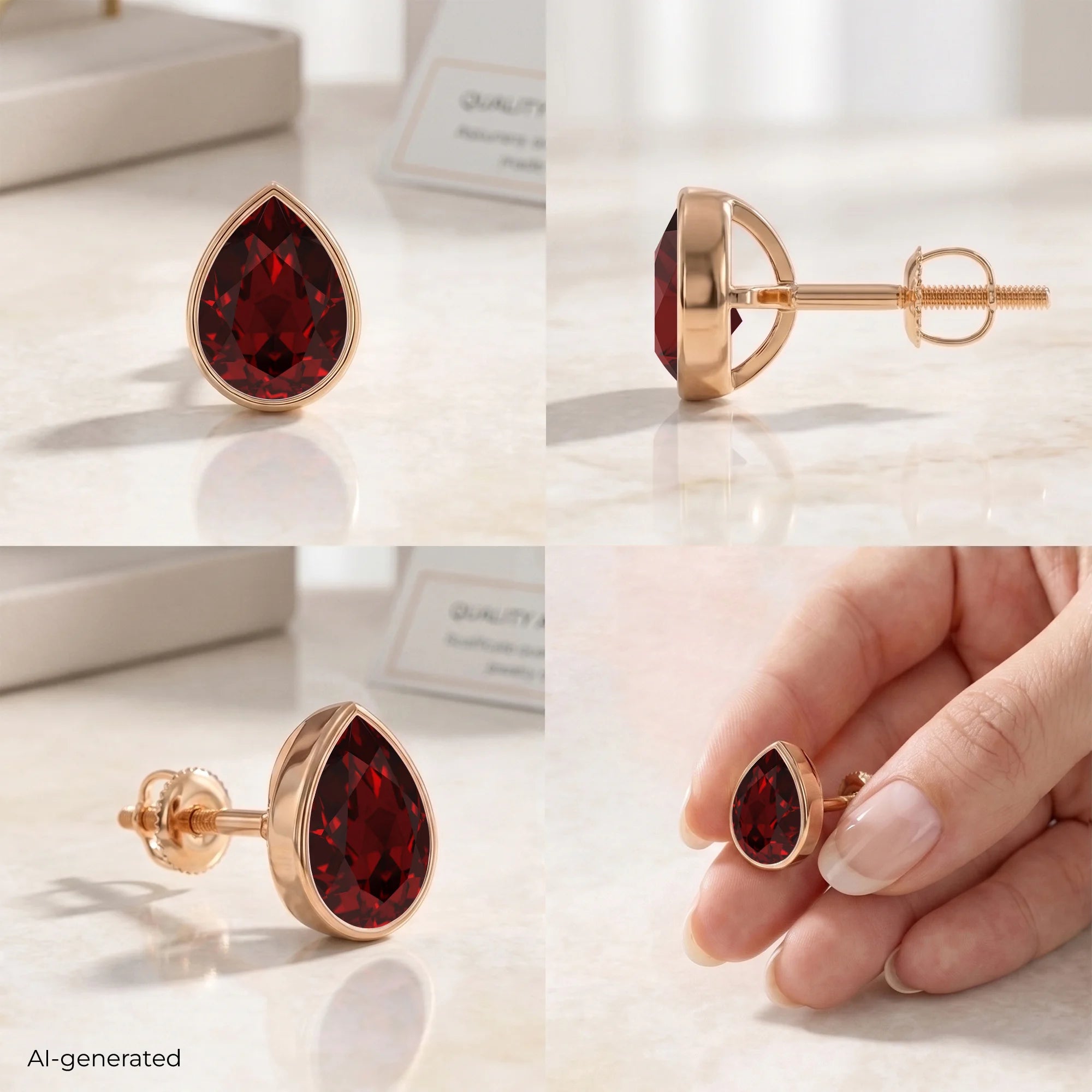 14K Rose Gold
