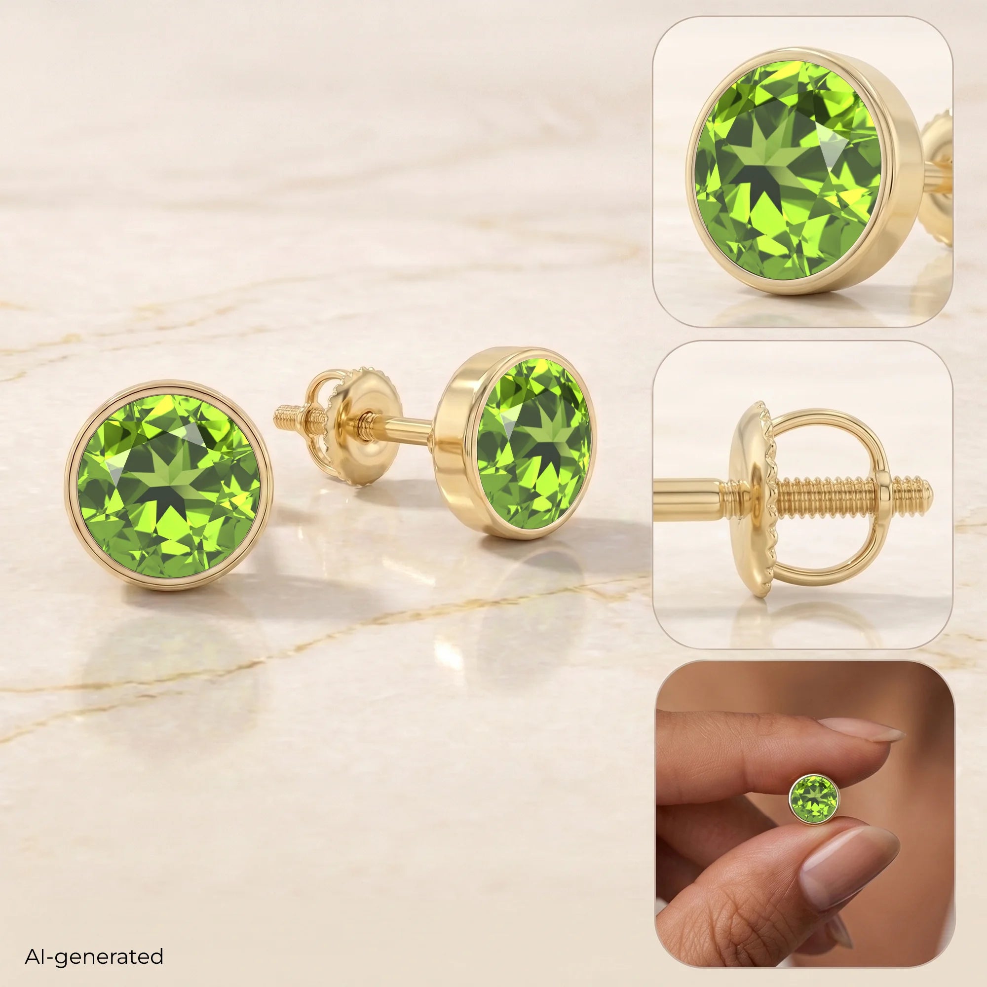 14K Yellow Gold