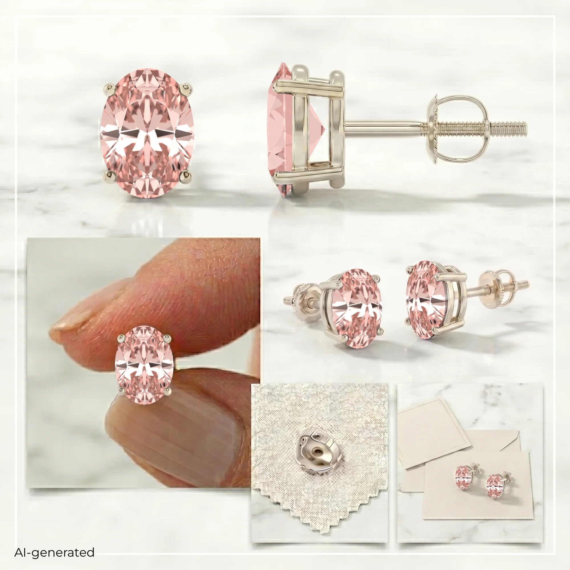 14K White Gold