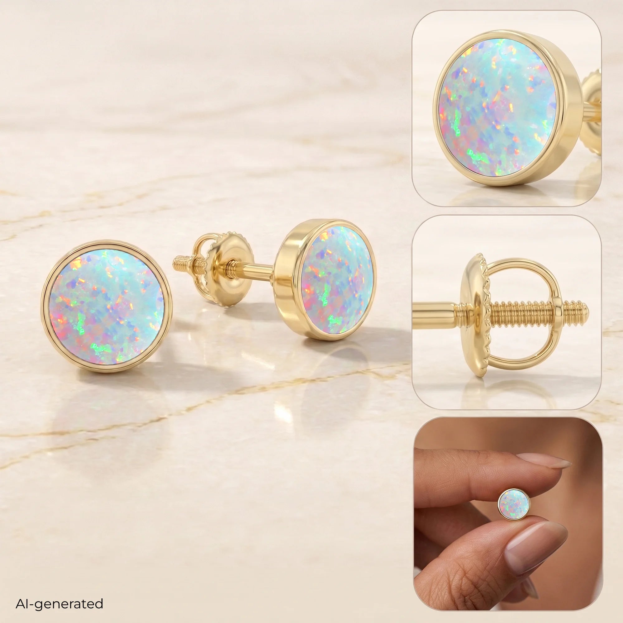 14K Yellow Gold