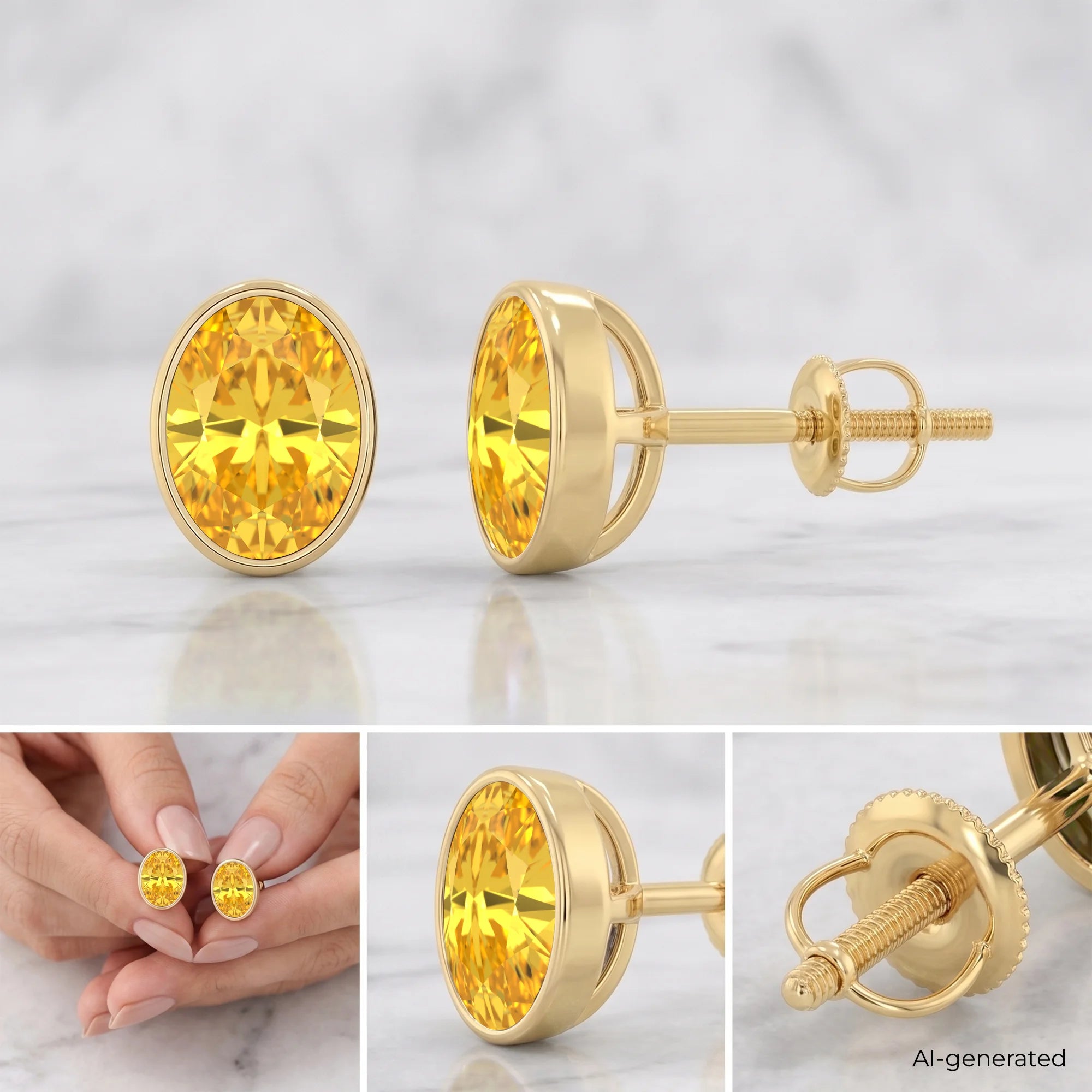 14K Yellow Gold