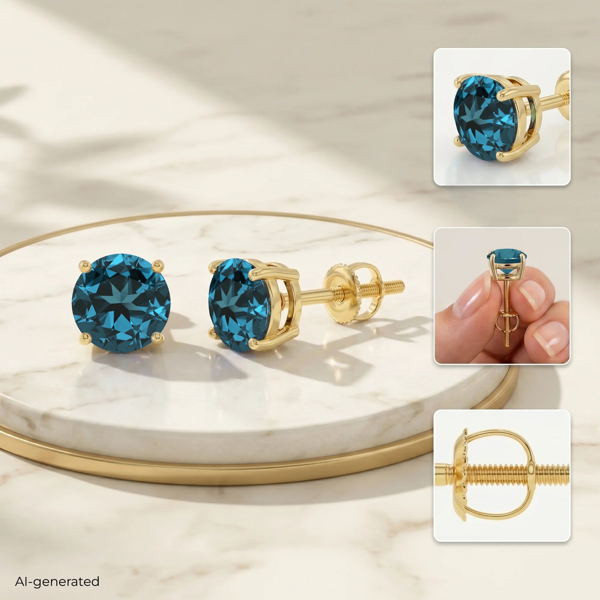 14K Yellow Gold