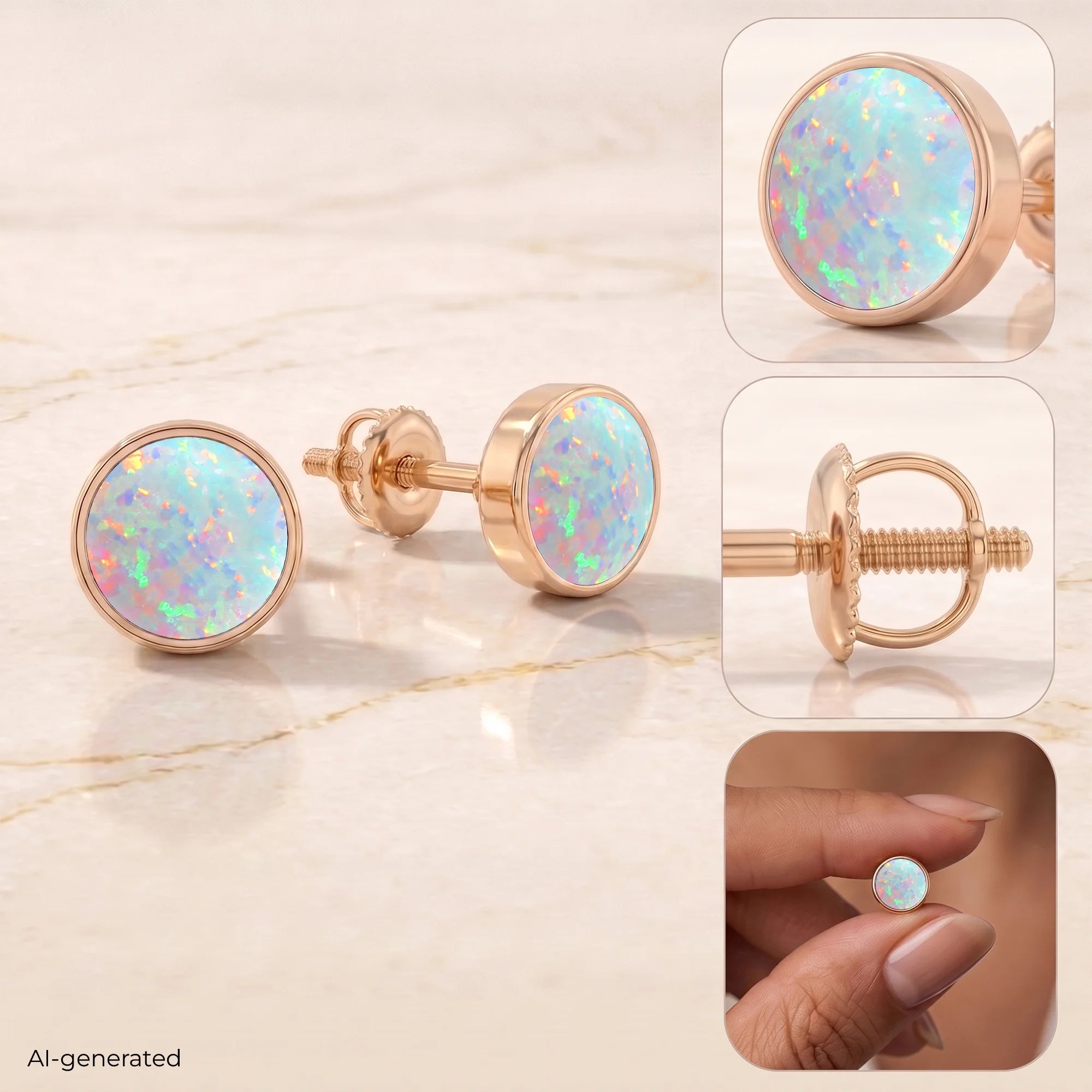 14K Rose Gold