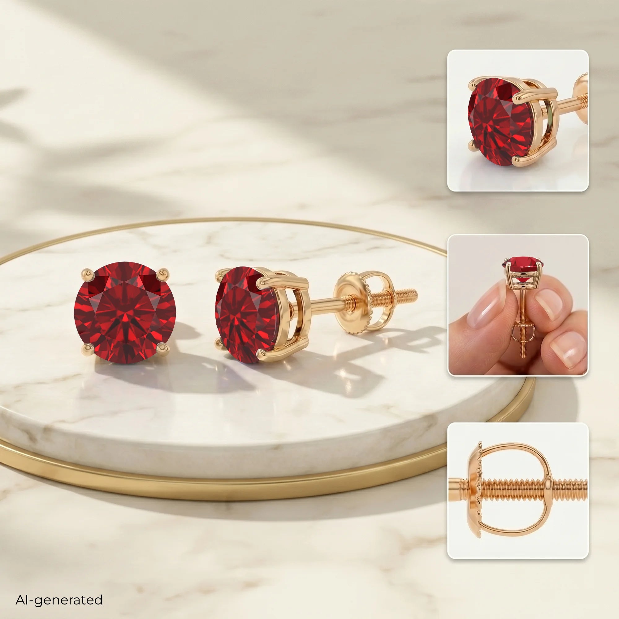 14K Rose Gold