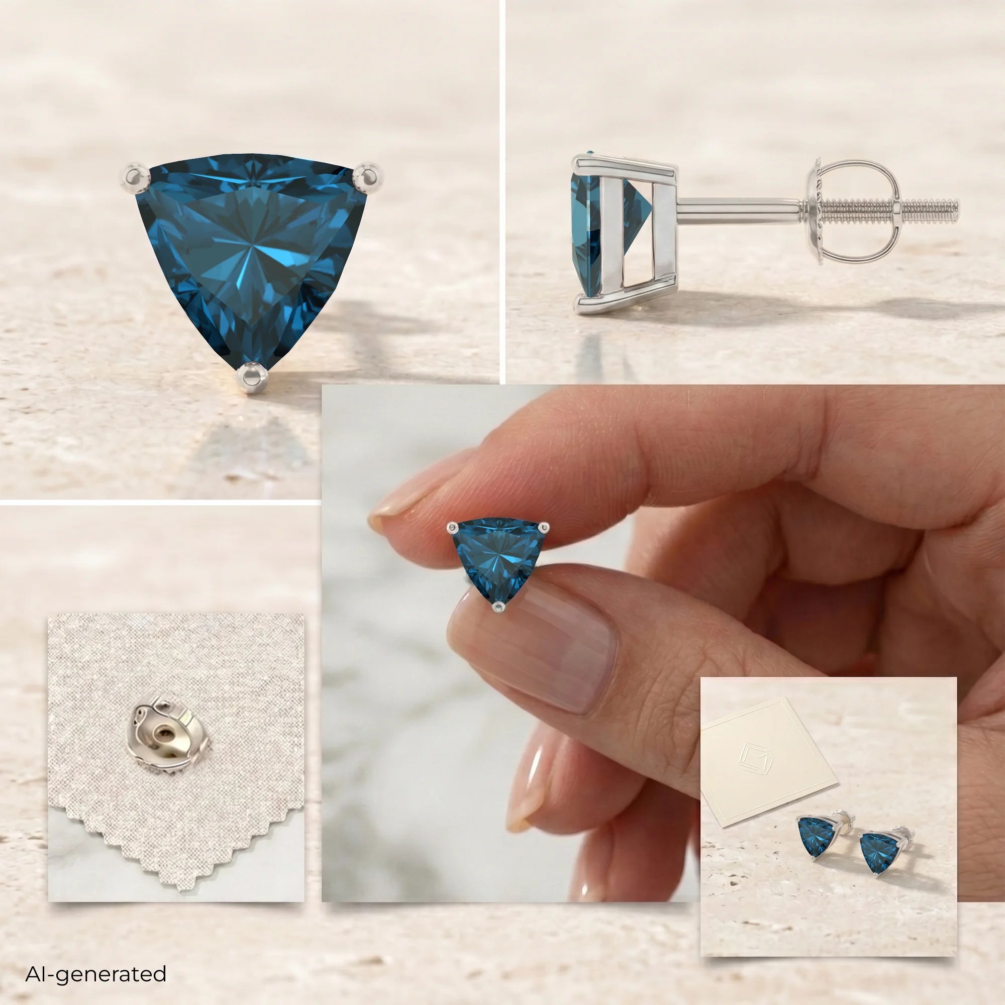 14K White Gold