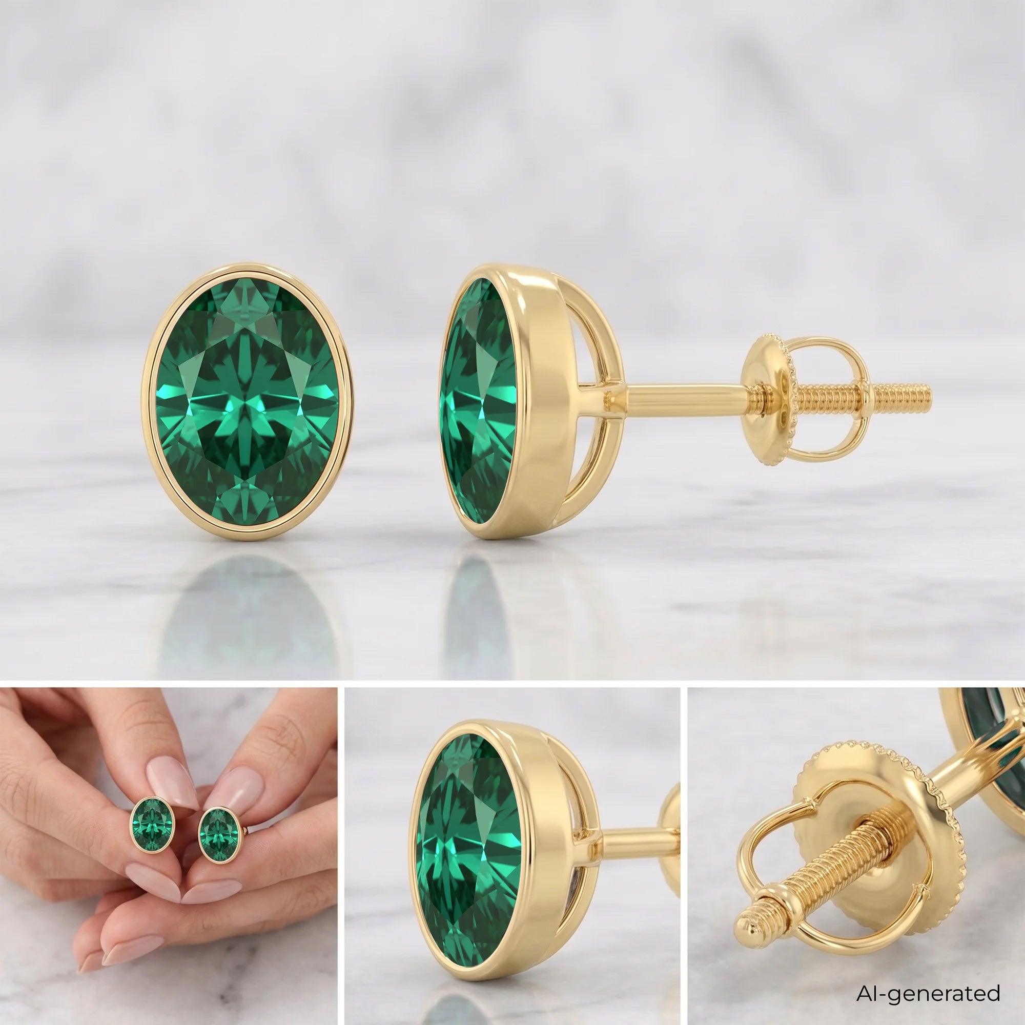 14K Yellow Gold