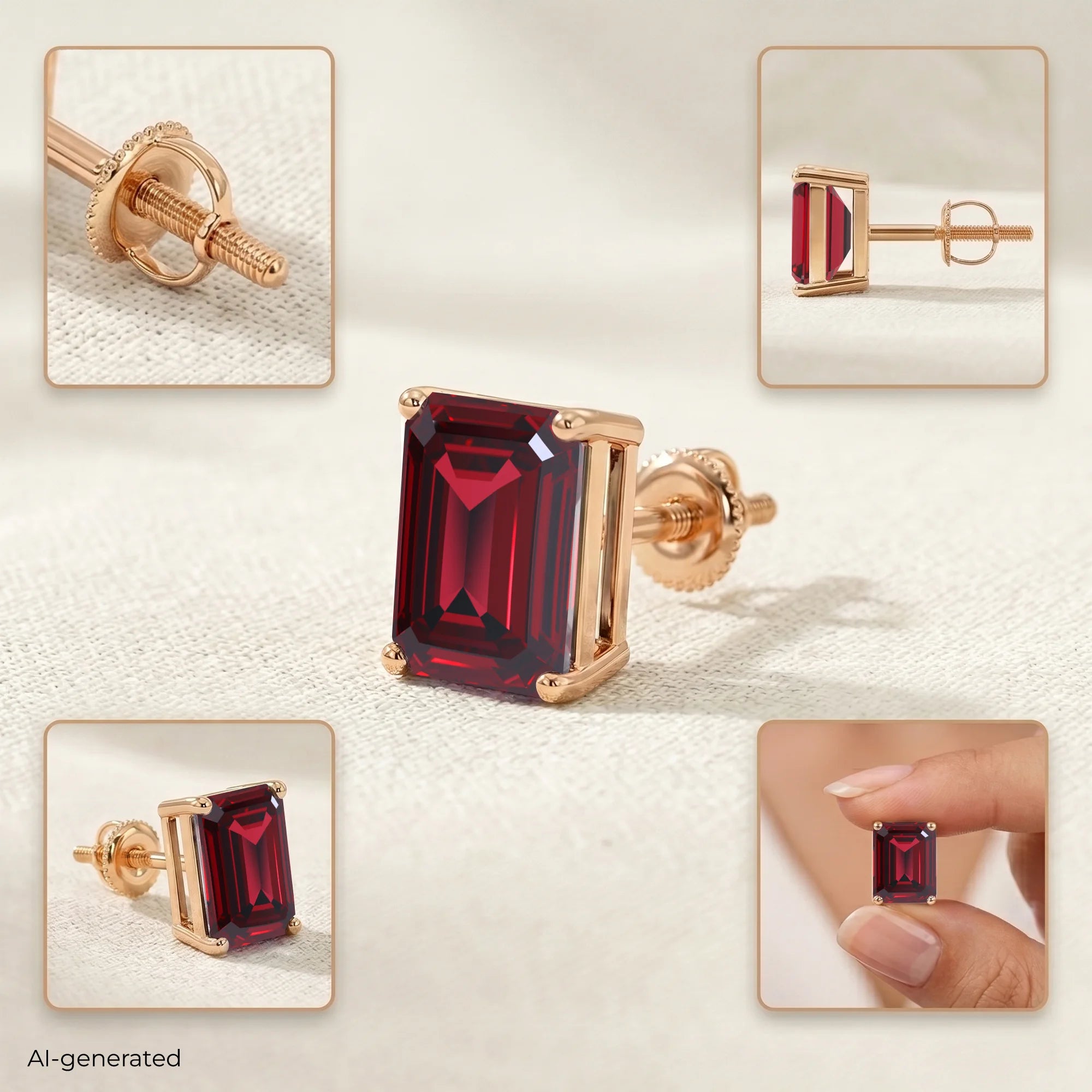 14K Rose Gold