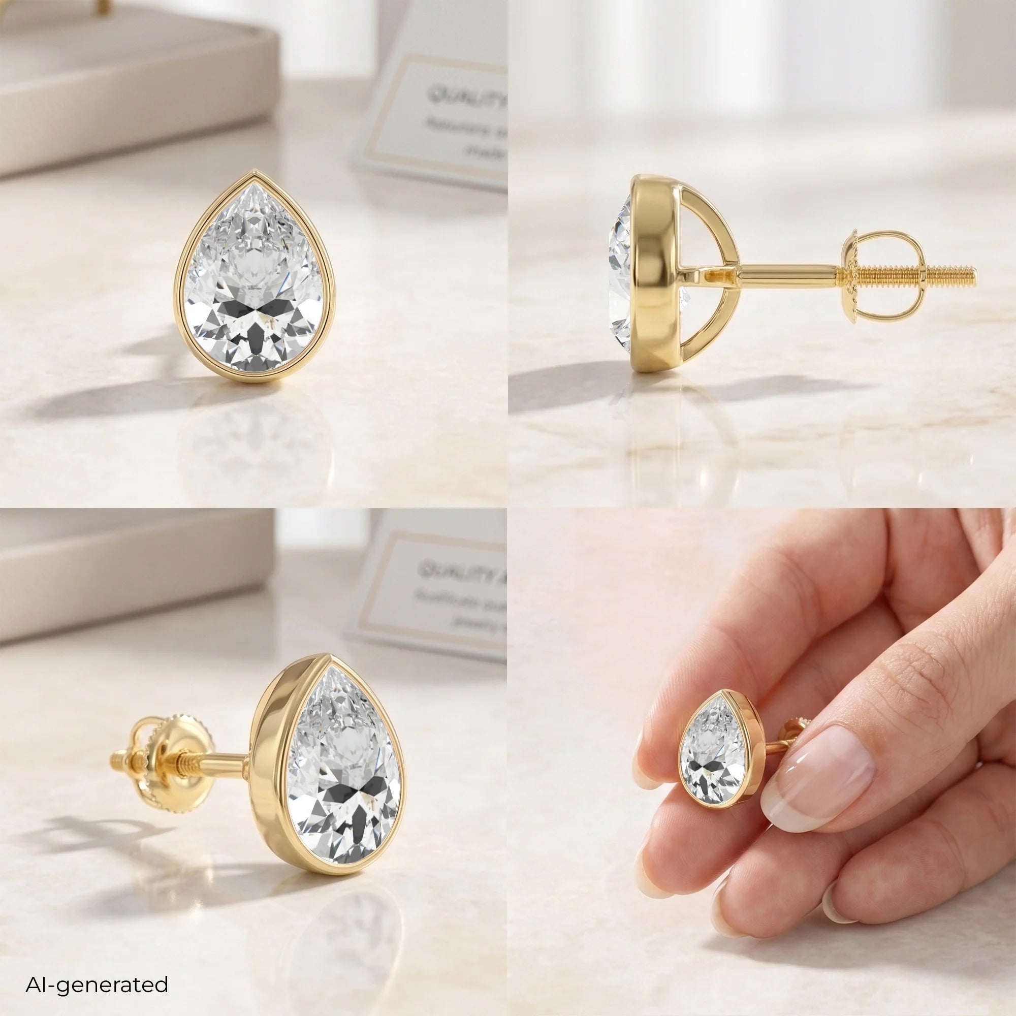 14K Yellow Gold