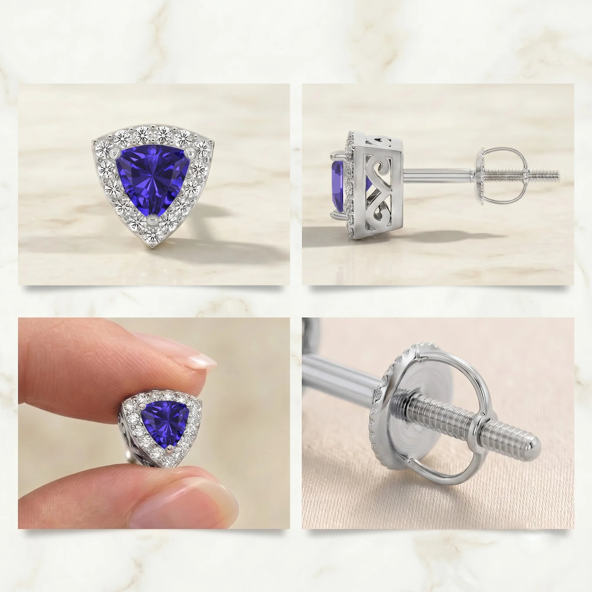 14K White Gold