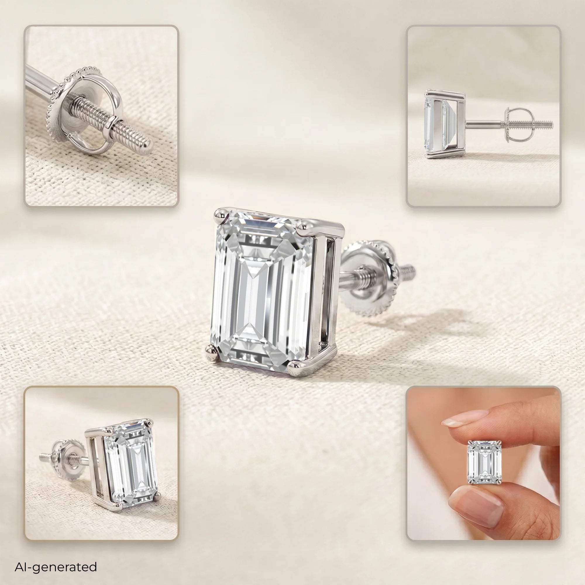 14K White Gold
