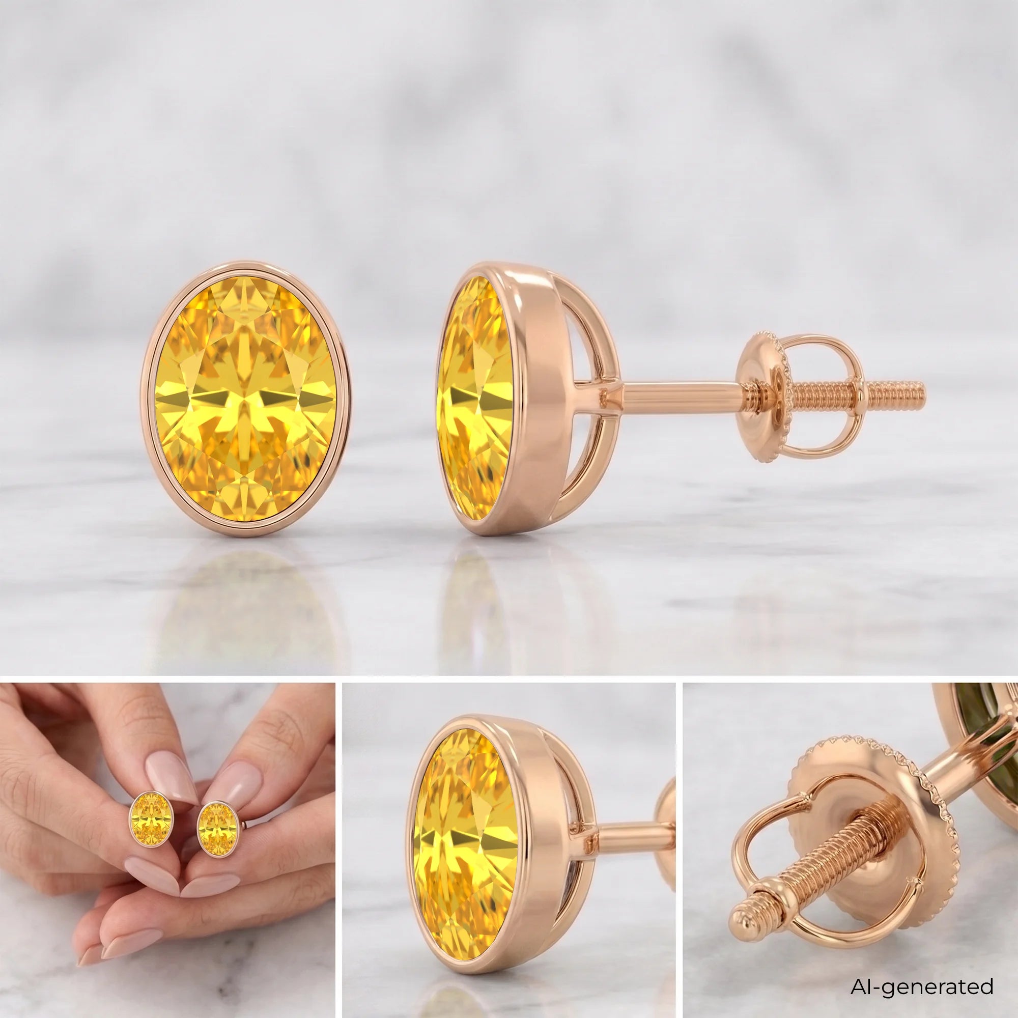 14K Rose Gold