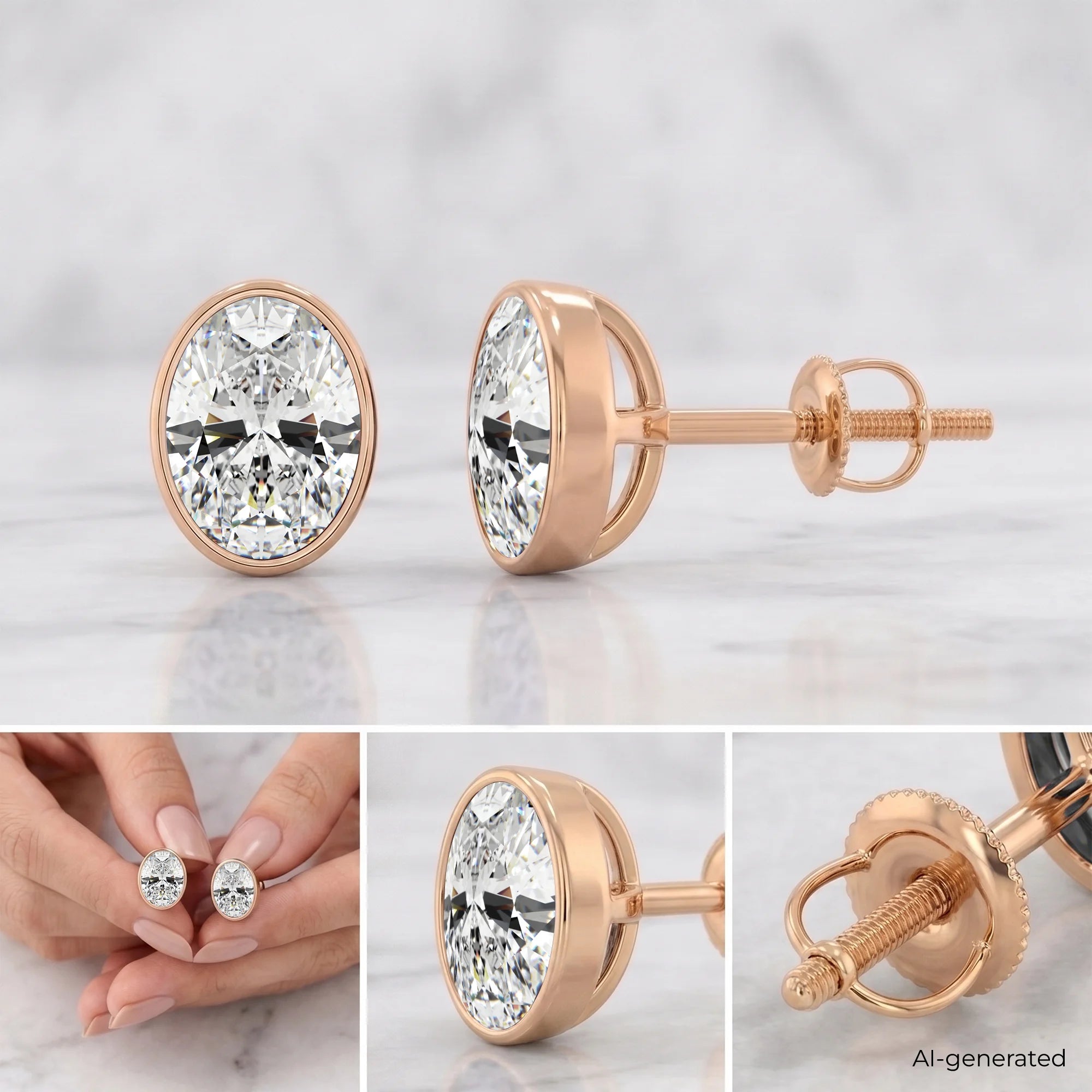 14K Rose Gold