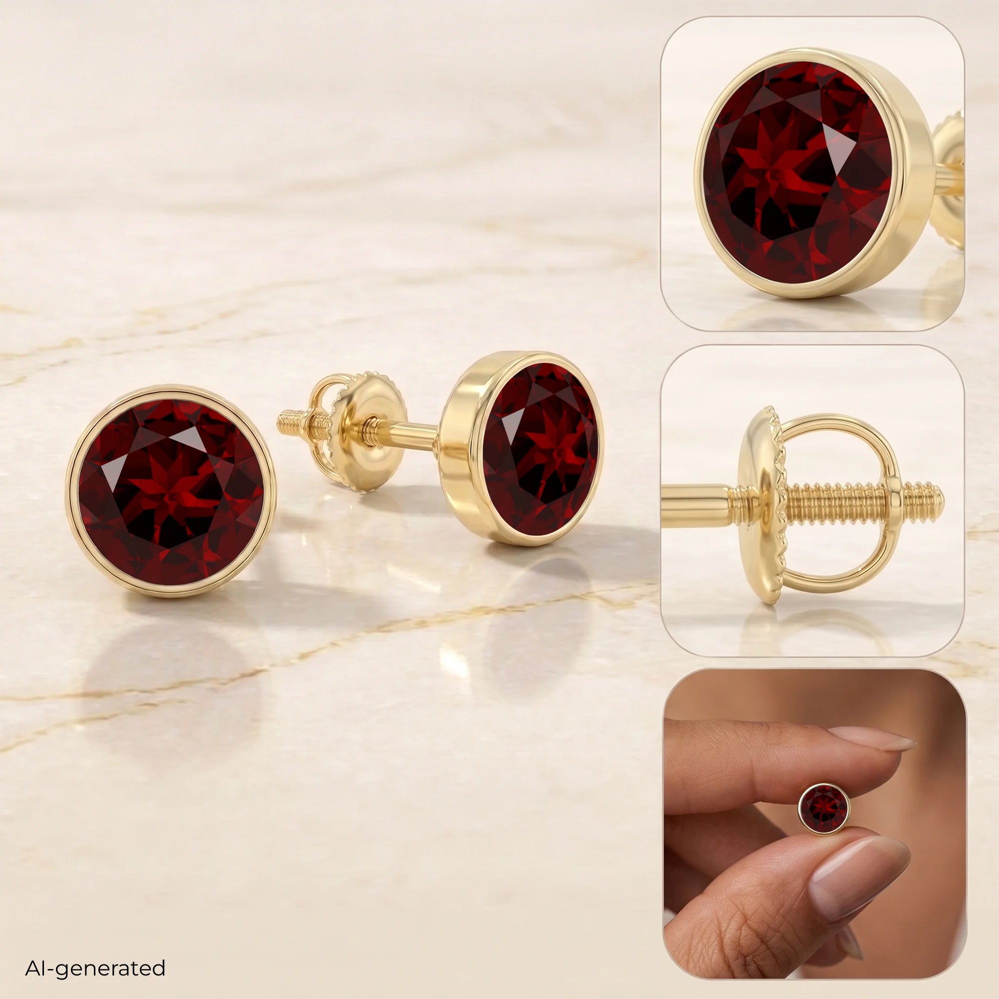 14K Yellow Gold