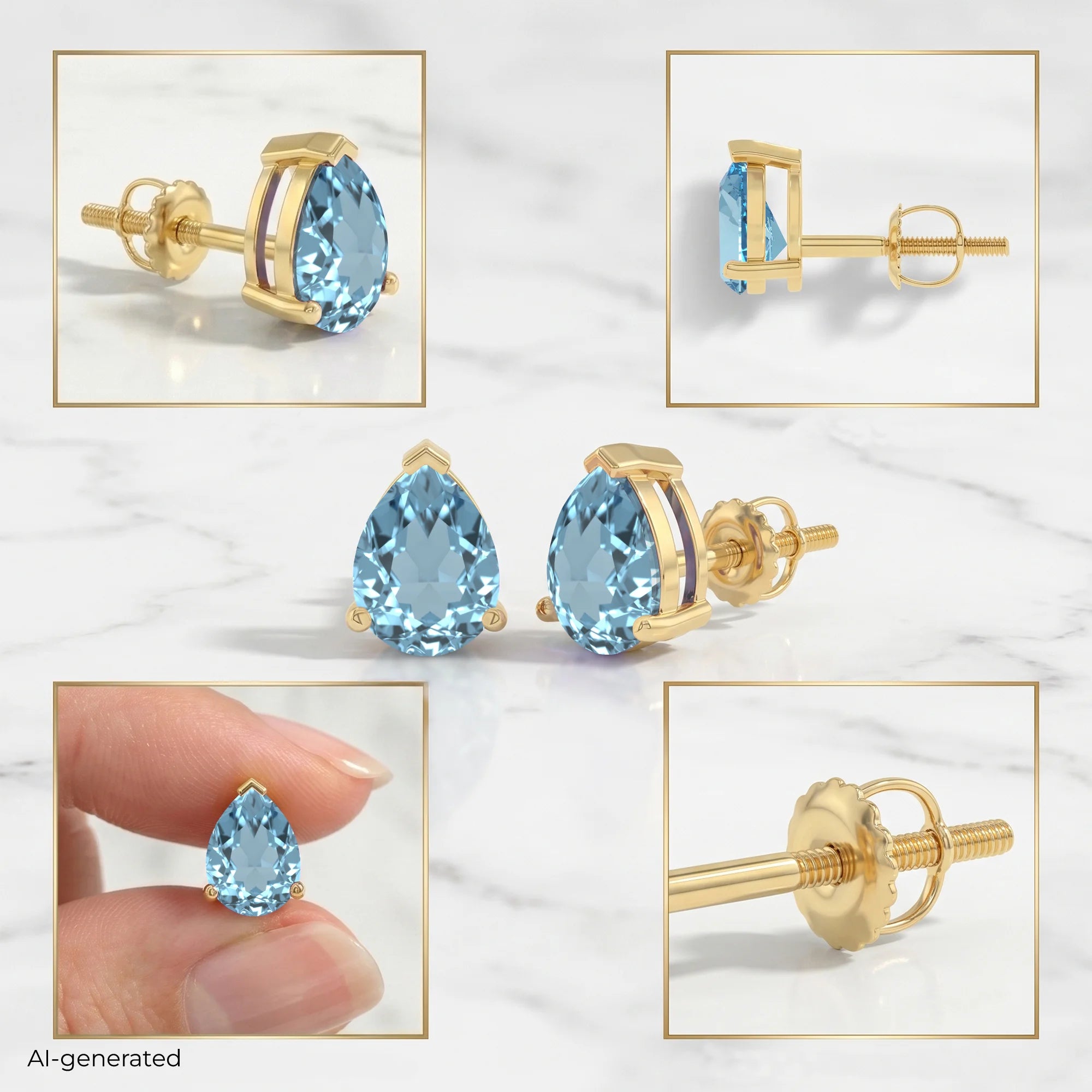 14K Yellow Gold