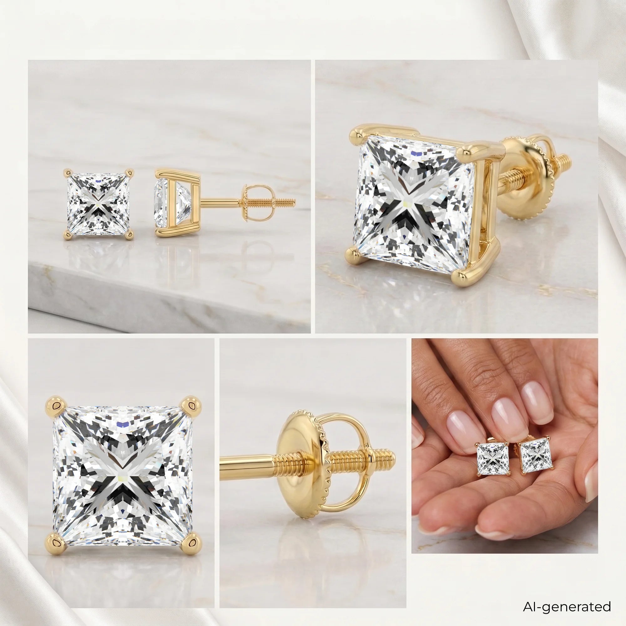 14K Yellow Gold
