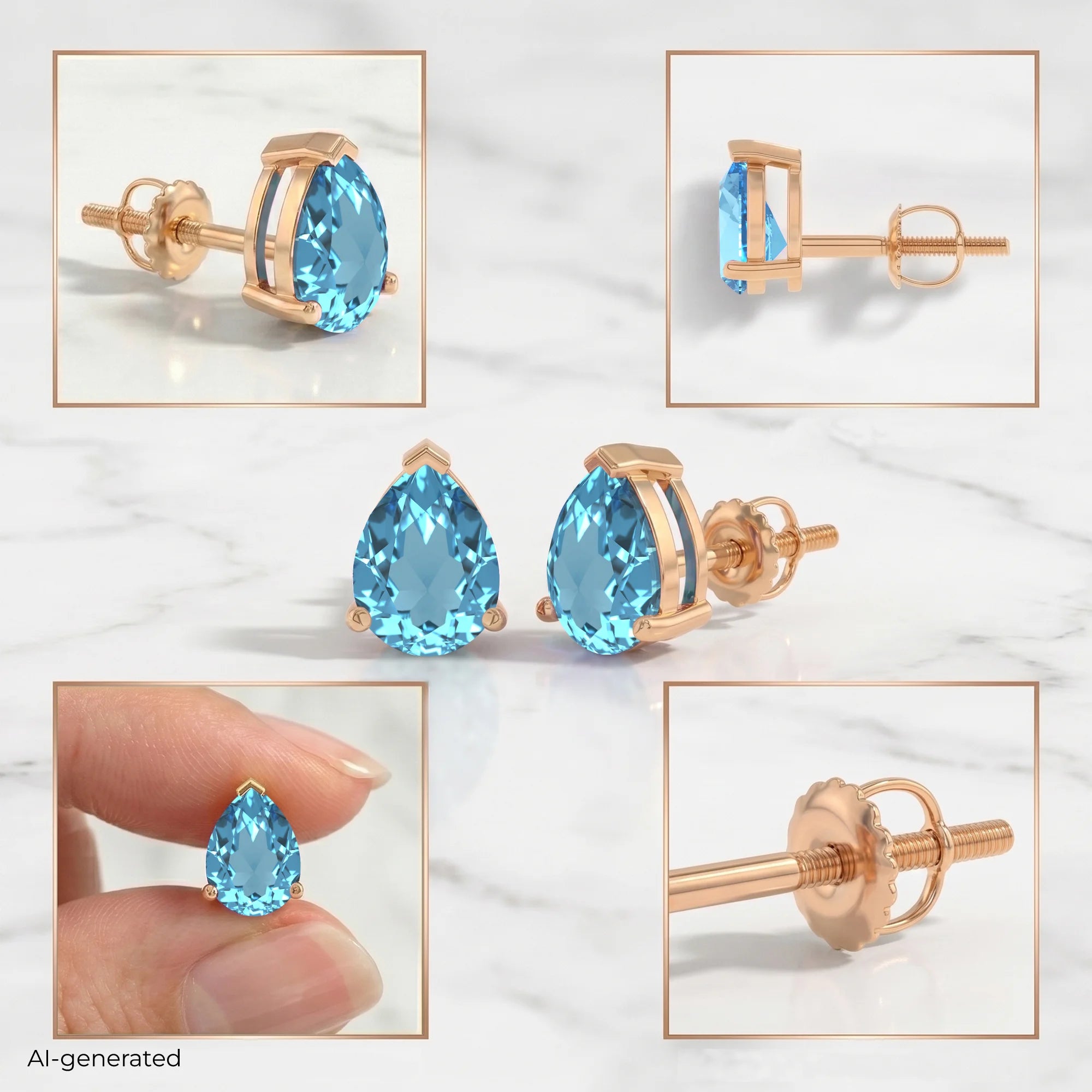 14K Rose Gold