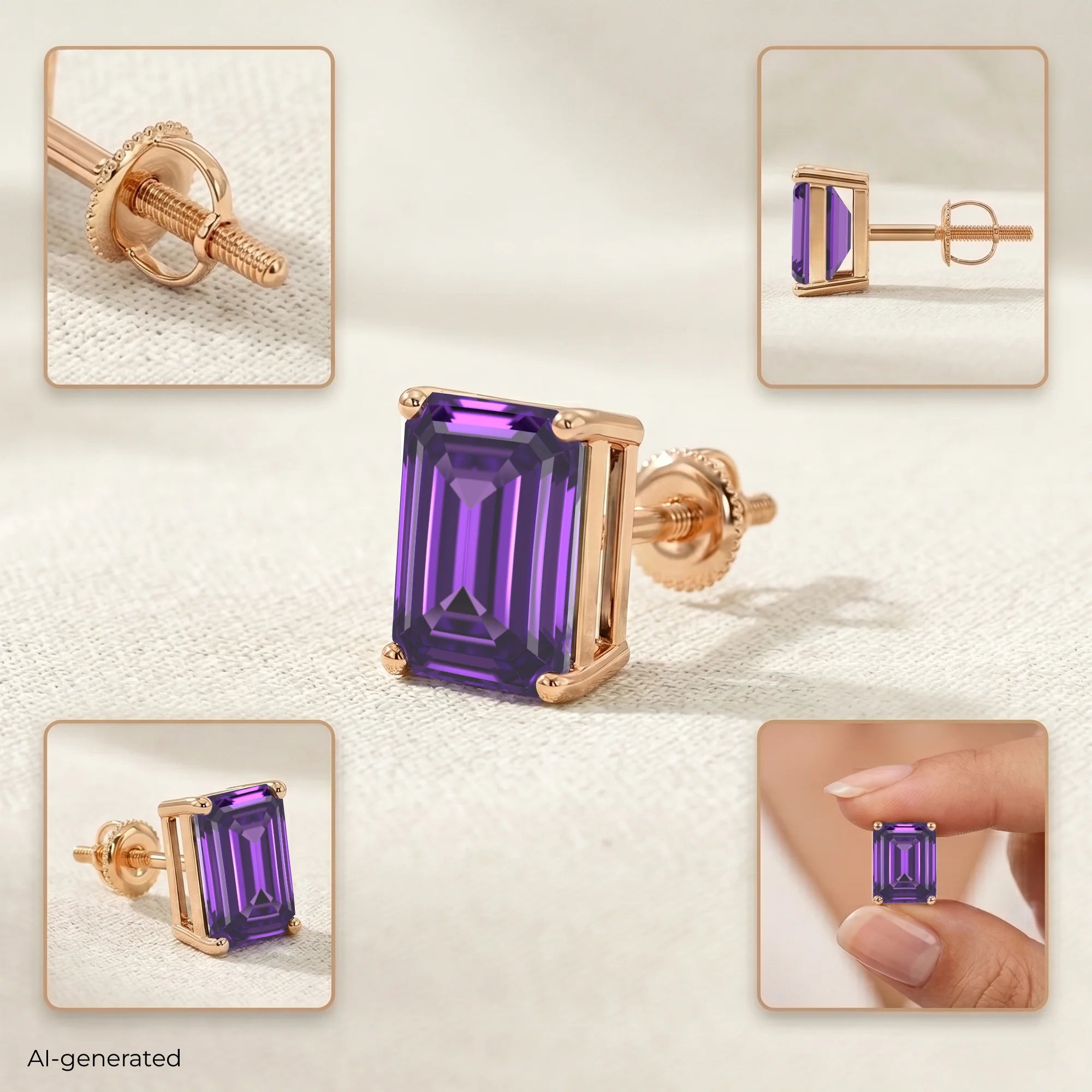 14K Rose Gold