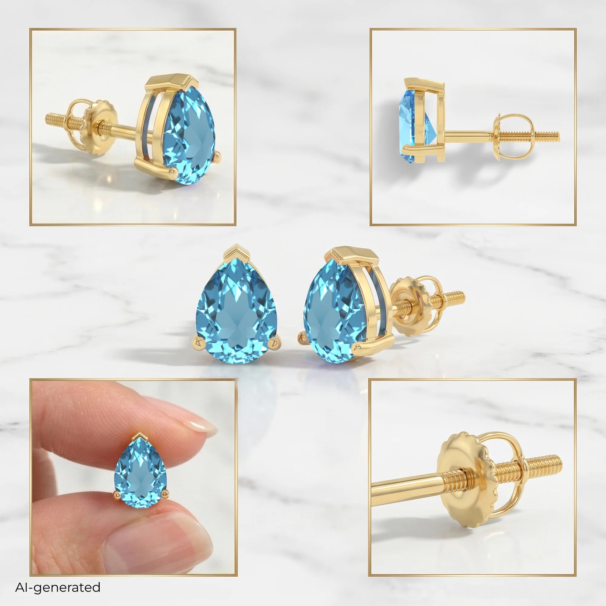 14K Yellow Gold