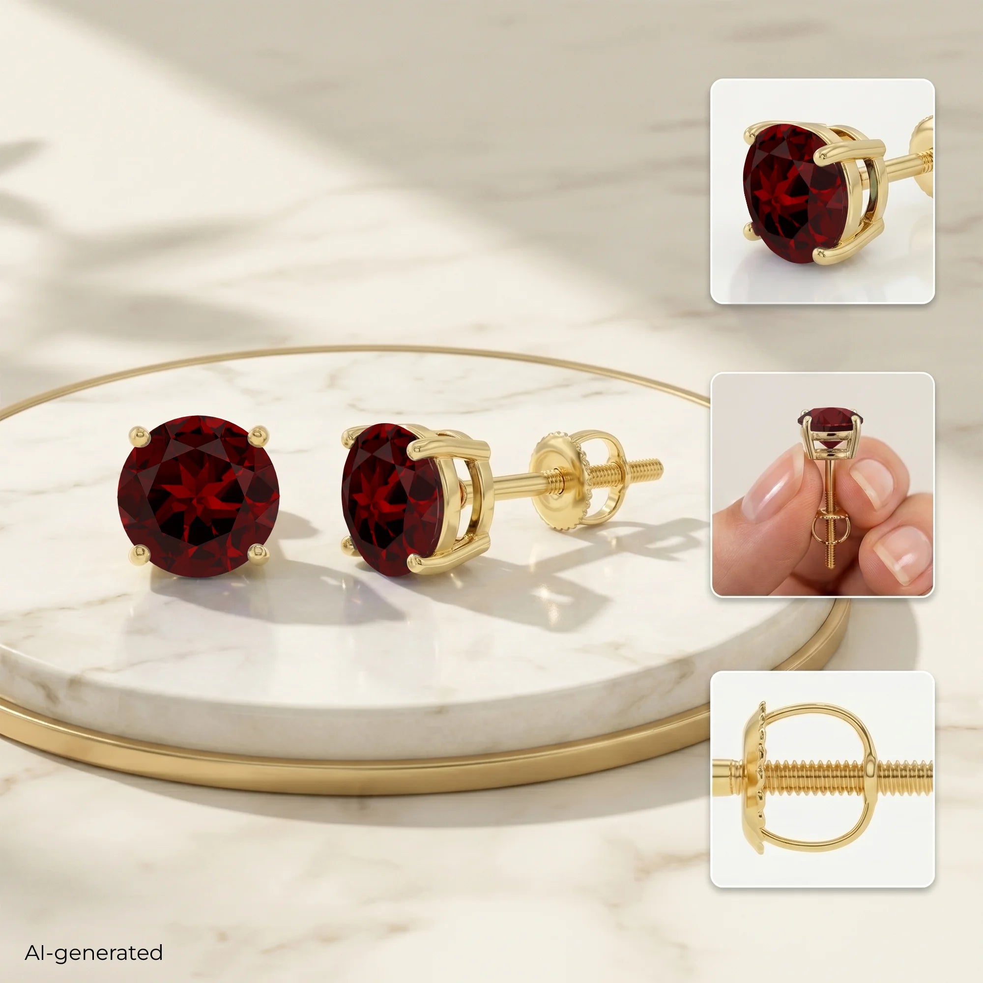 14K Yellow Gold