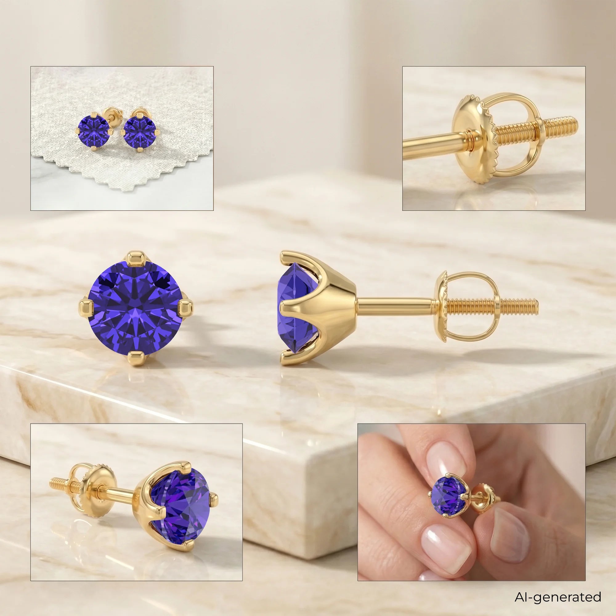 14K Yellow Gold