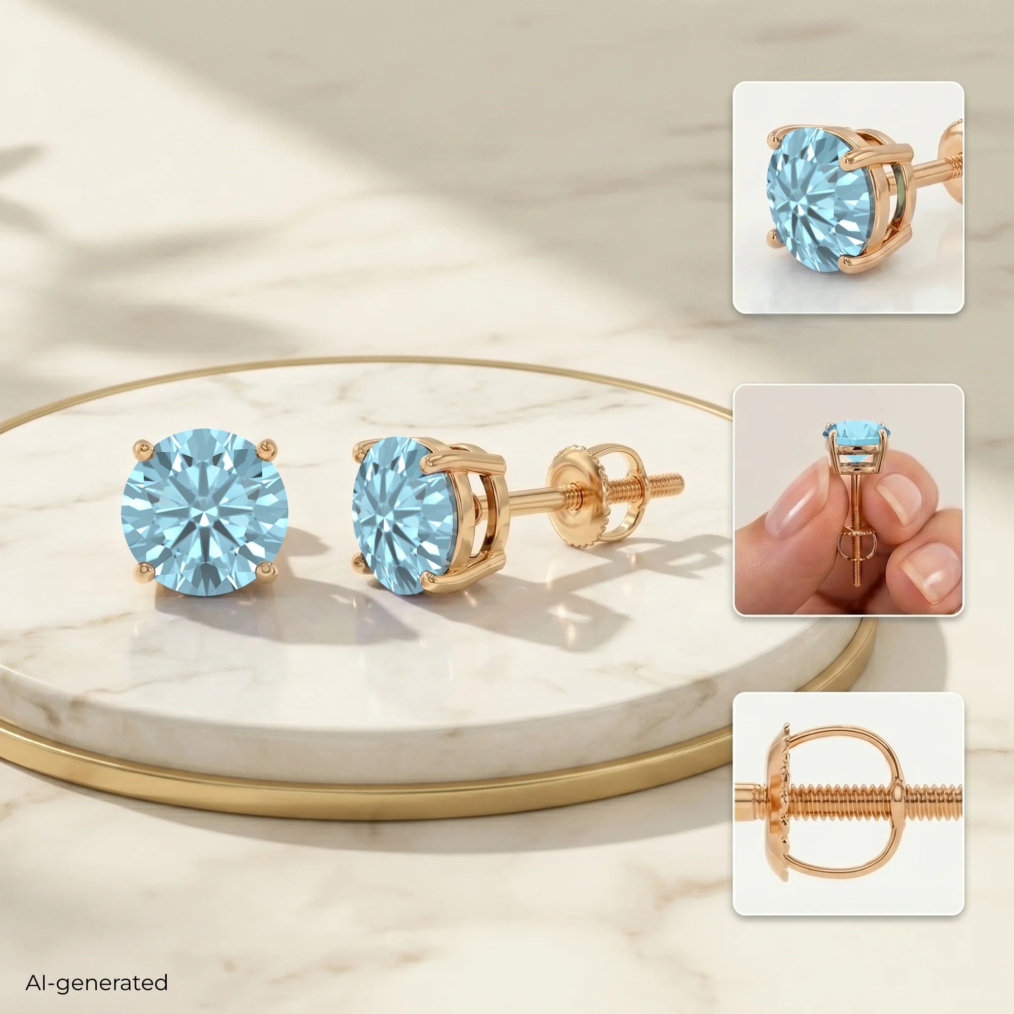 14K Rose Gold