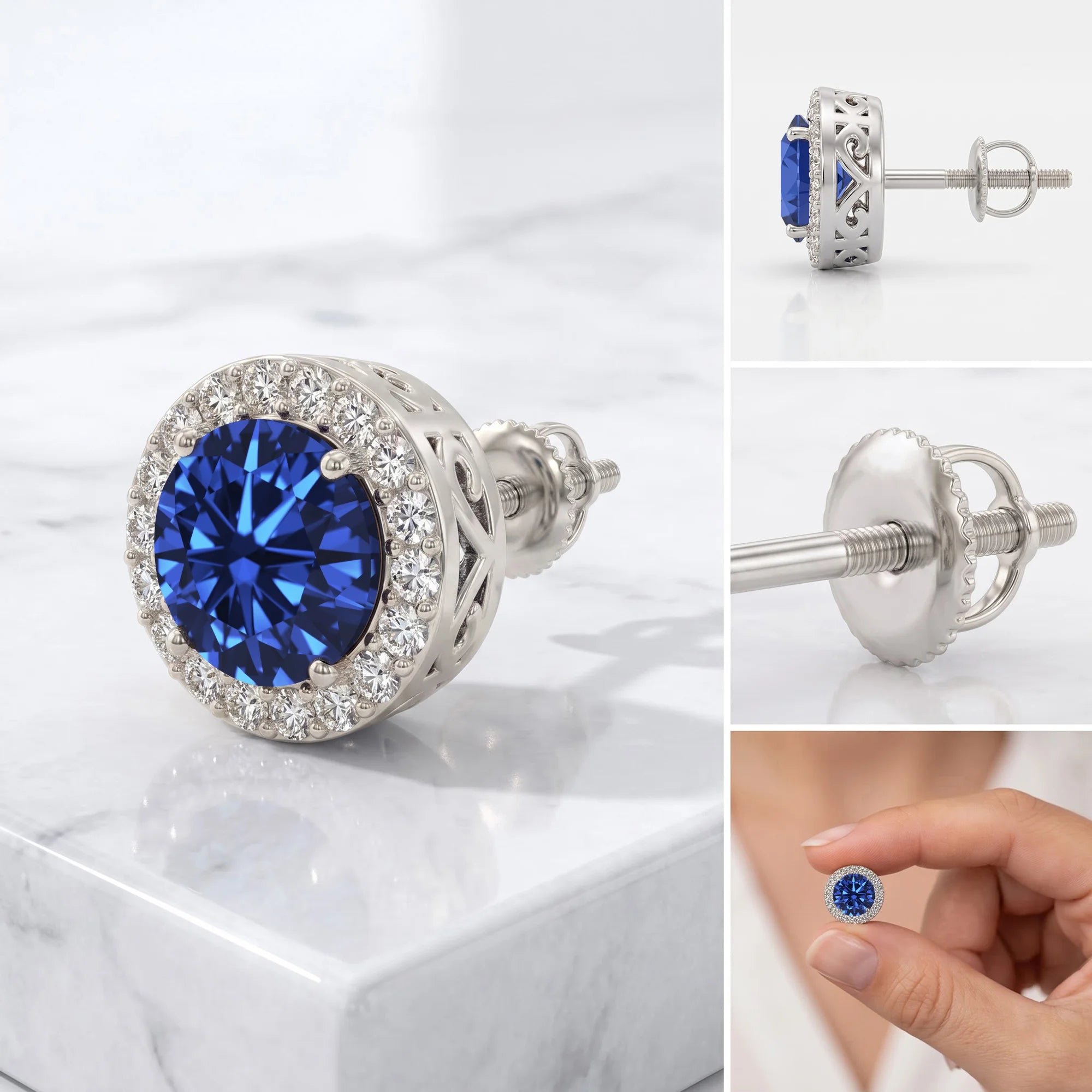 14K White Gold