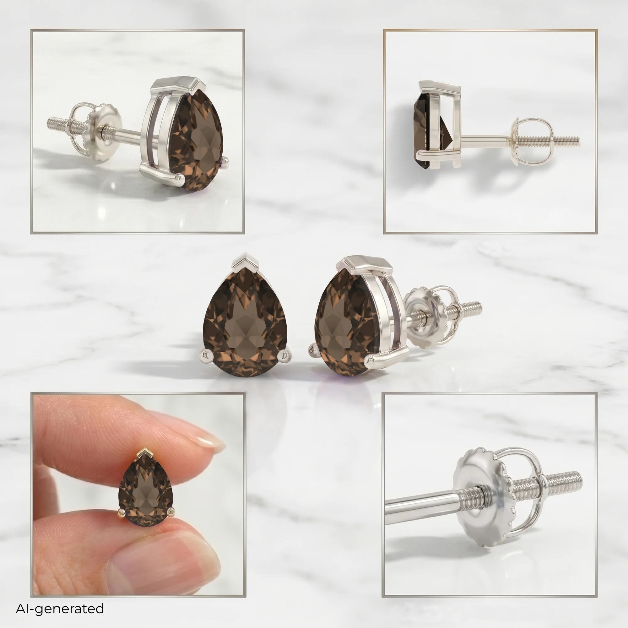 14K White Gold
