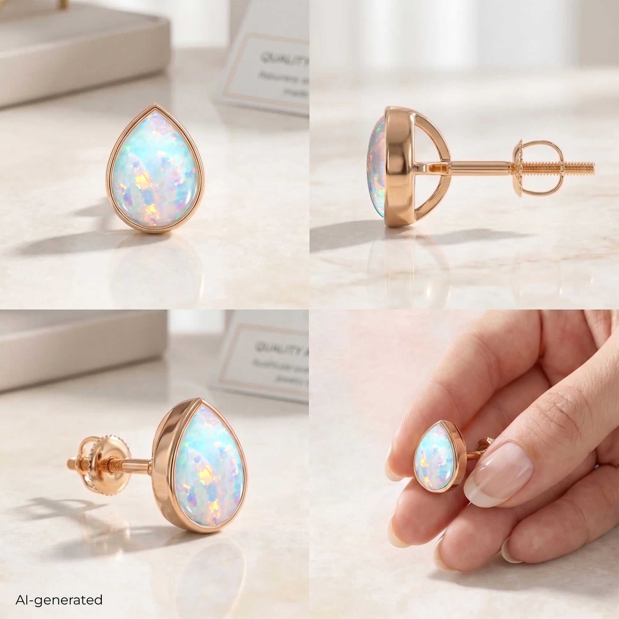 14K Rose Gold