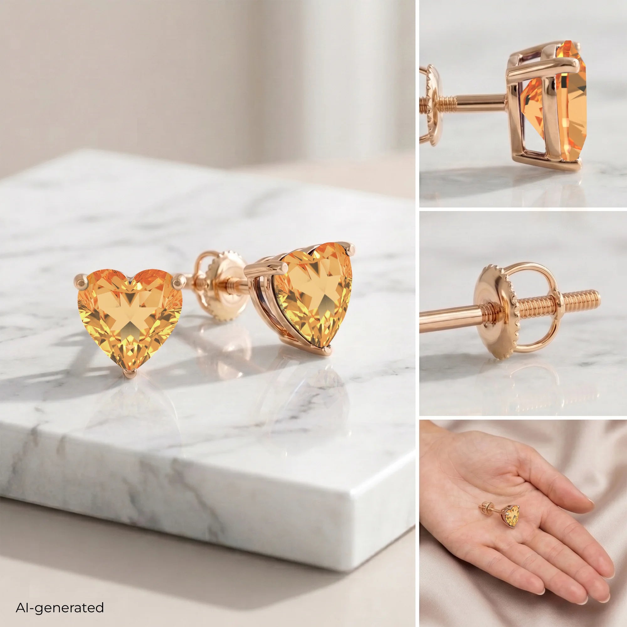 14K Rose Gold