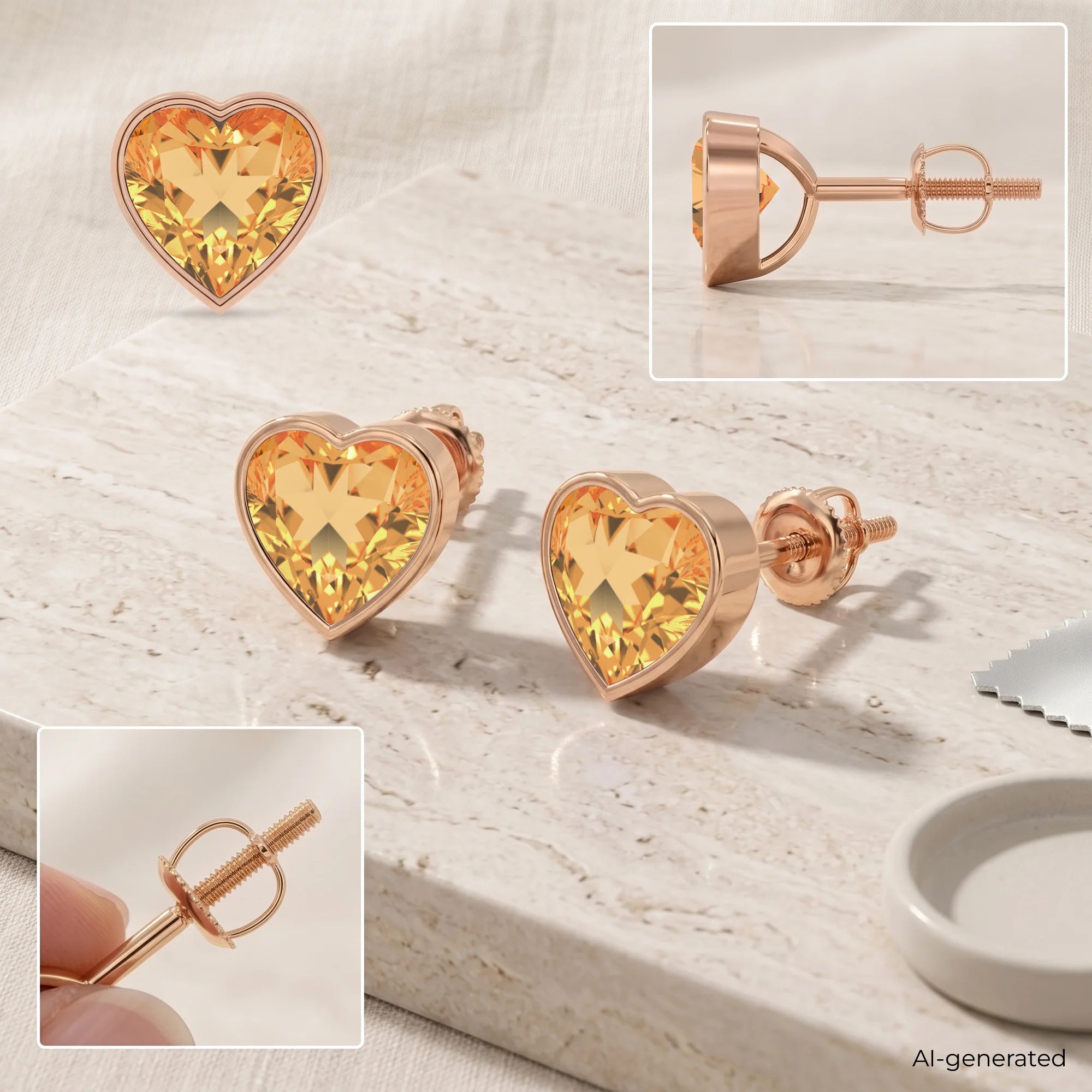 14K Rose Gold