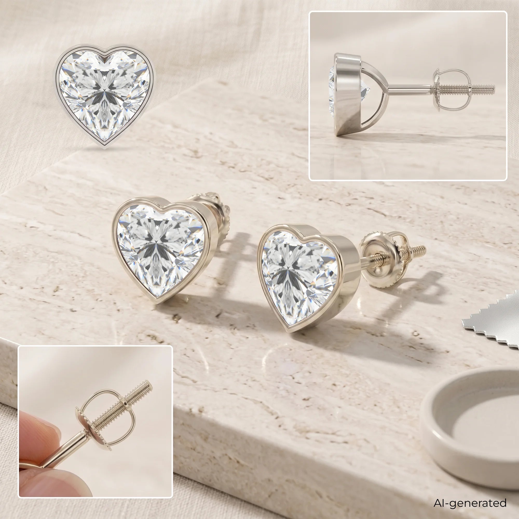 14K White Gold