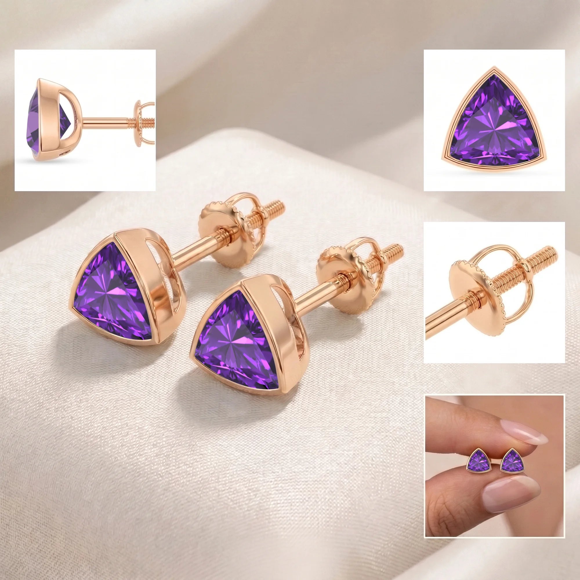 14K Rose Gold