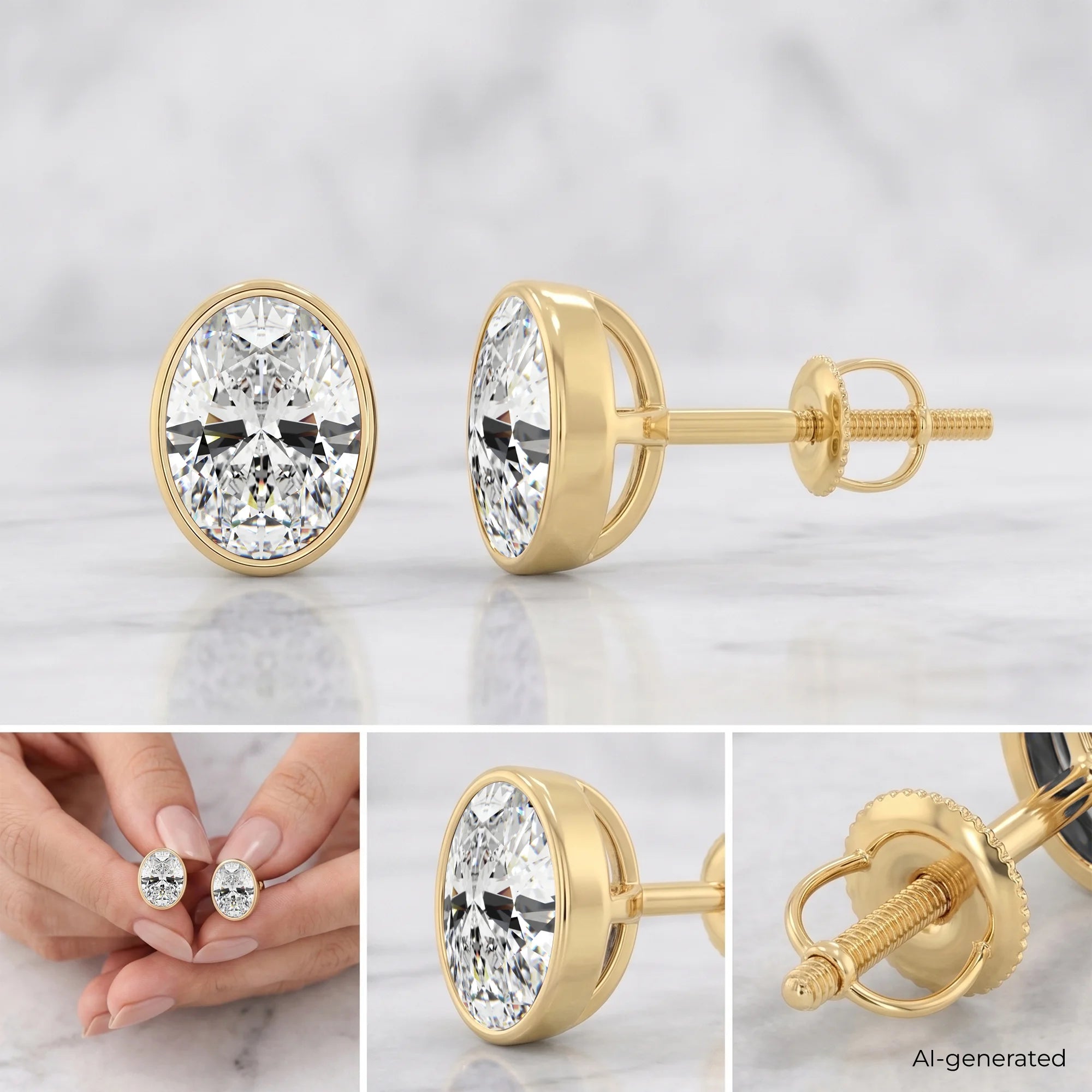 14K Yellow Gold