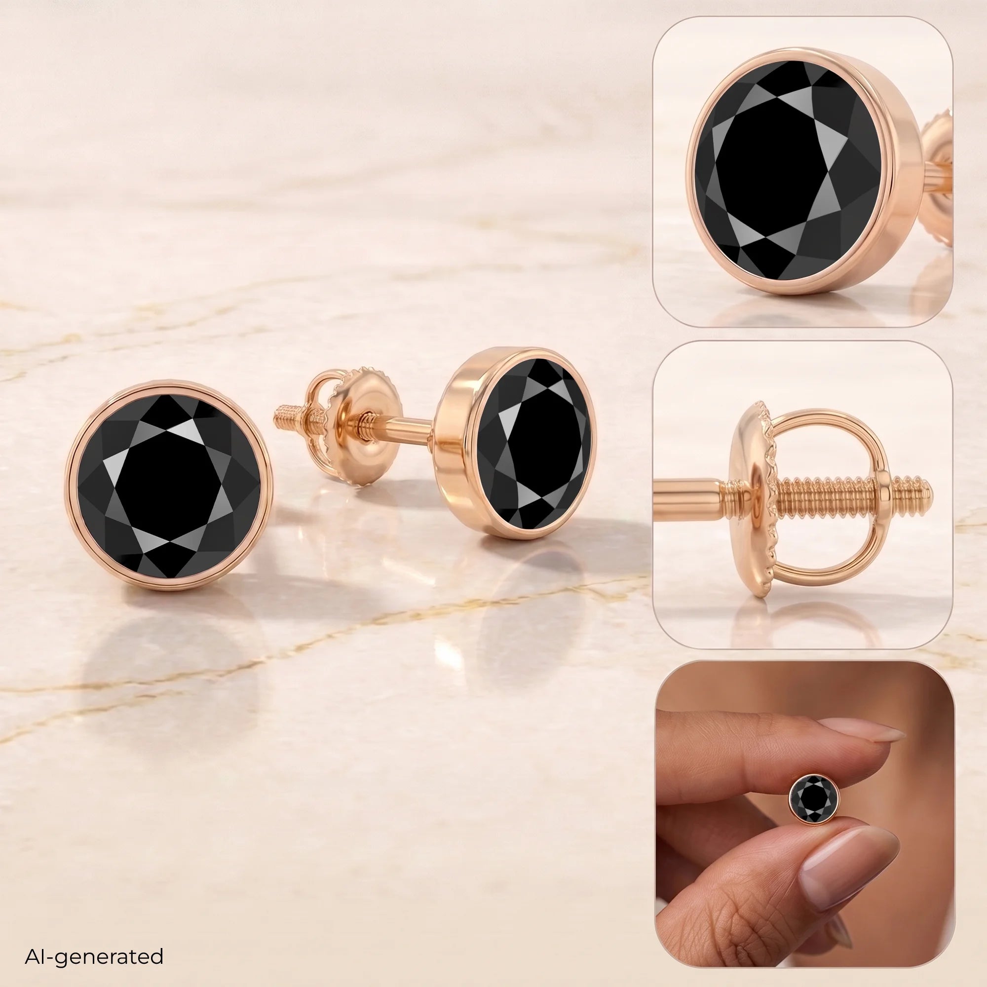 14K Rose Gold