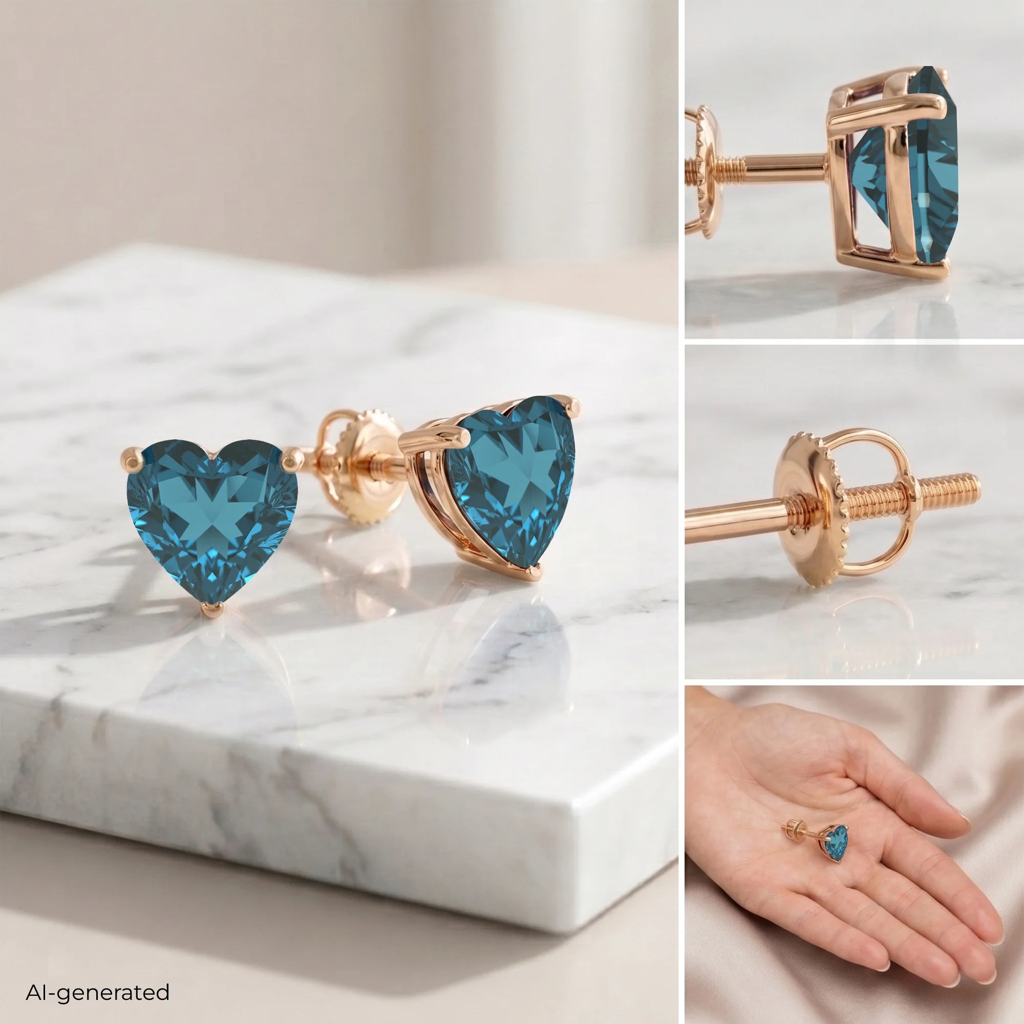 14K Rose Gold