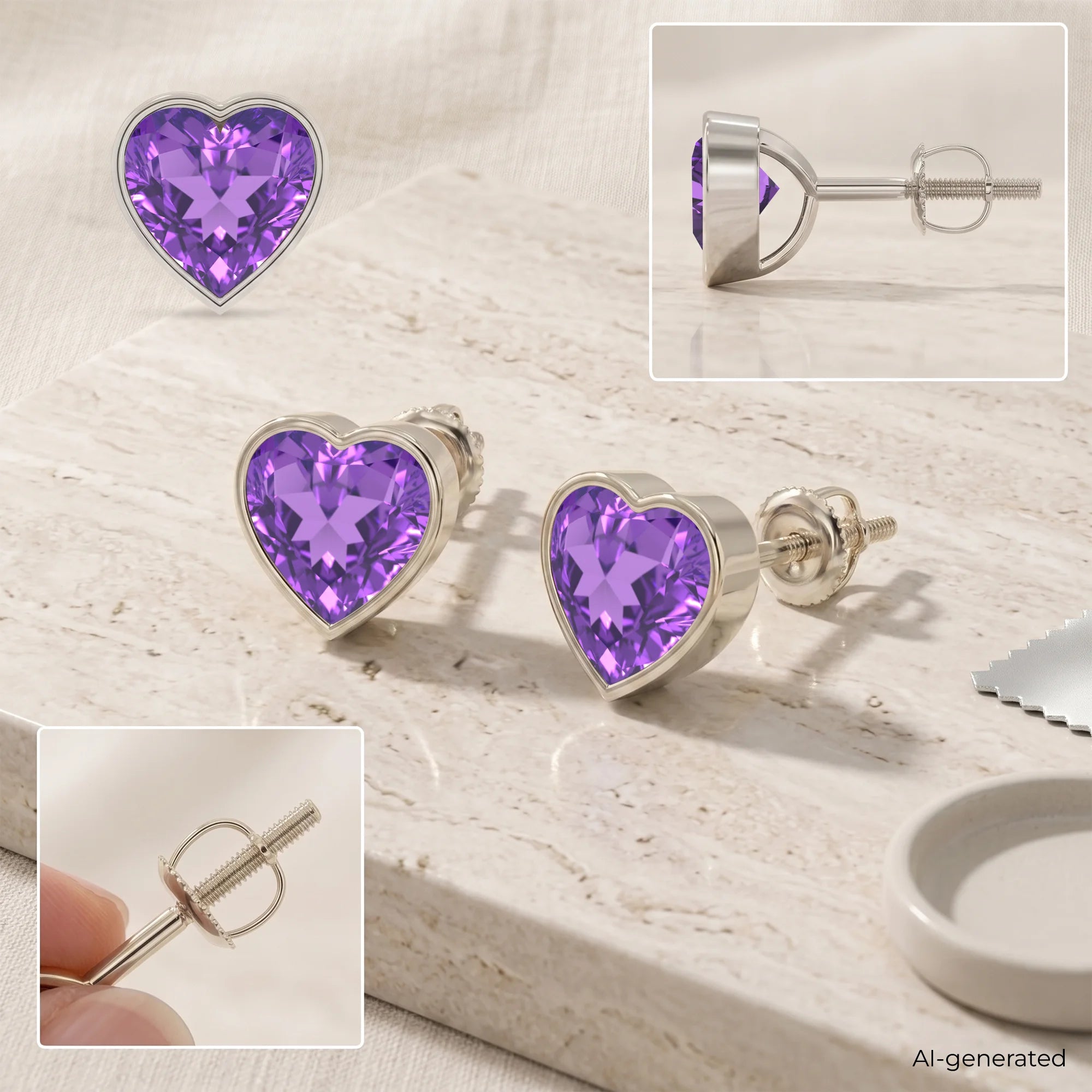 14K White Gold