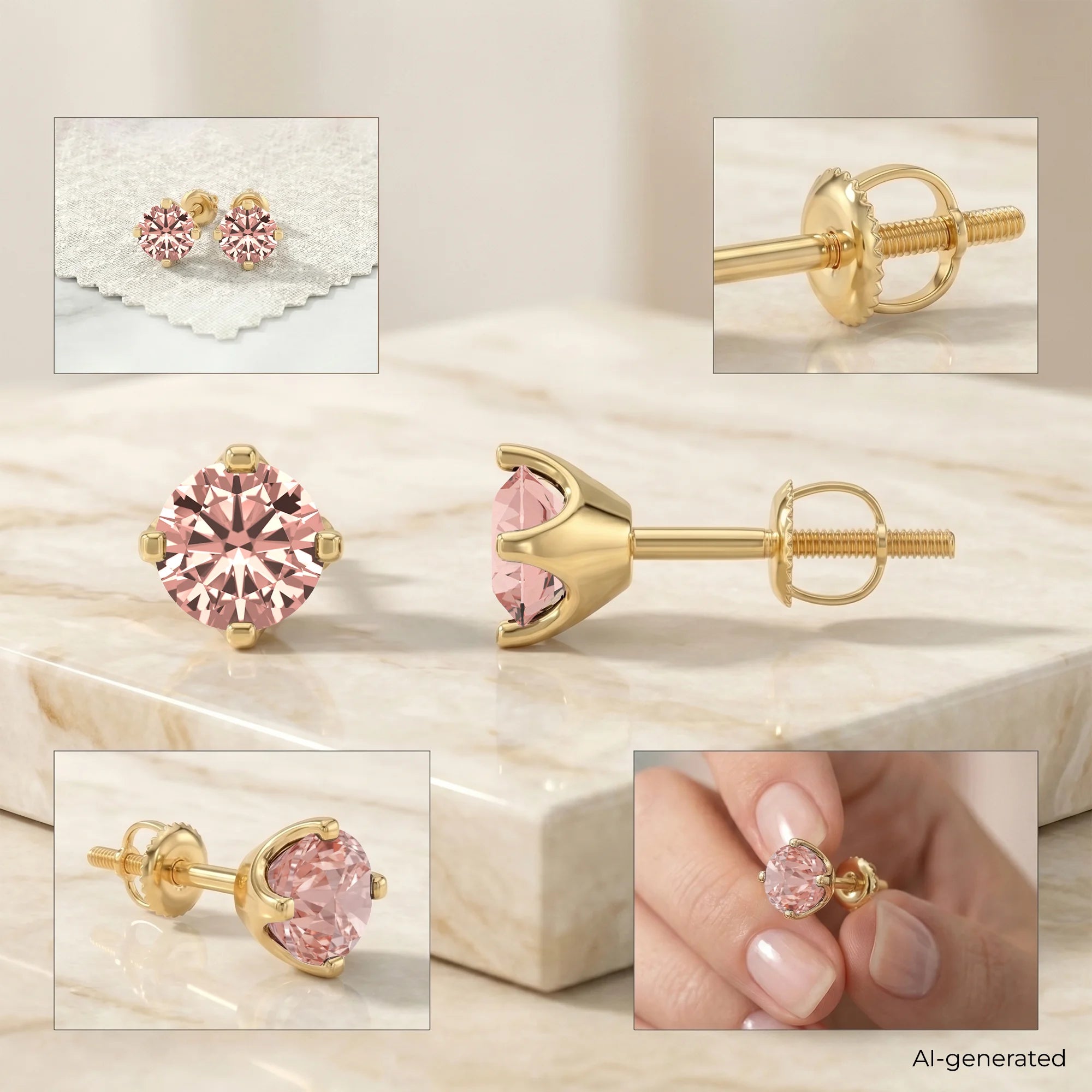 14K Yellow Gold