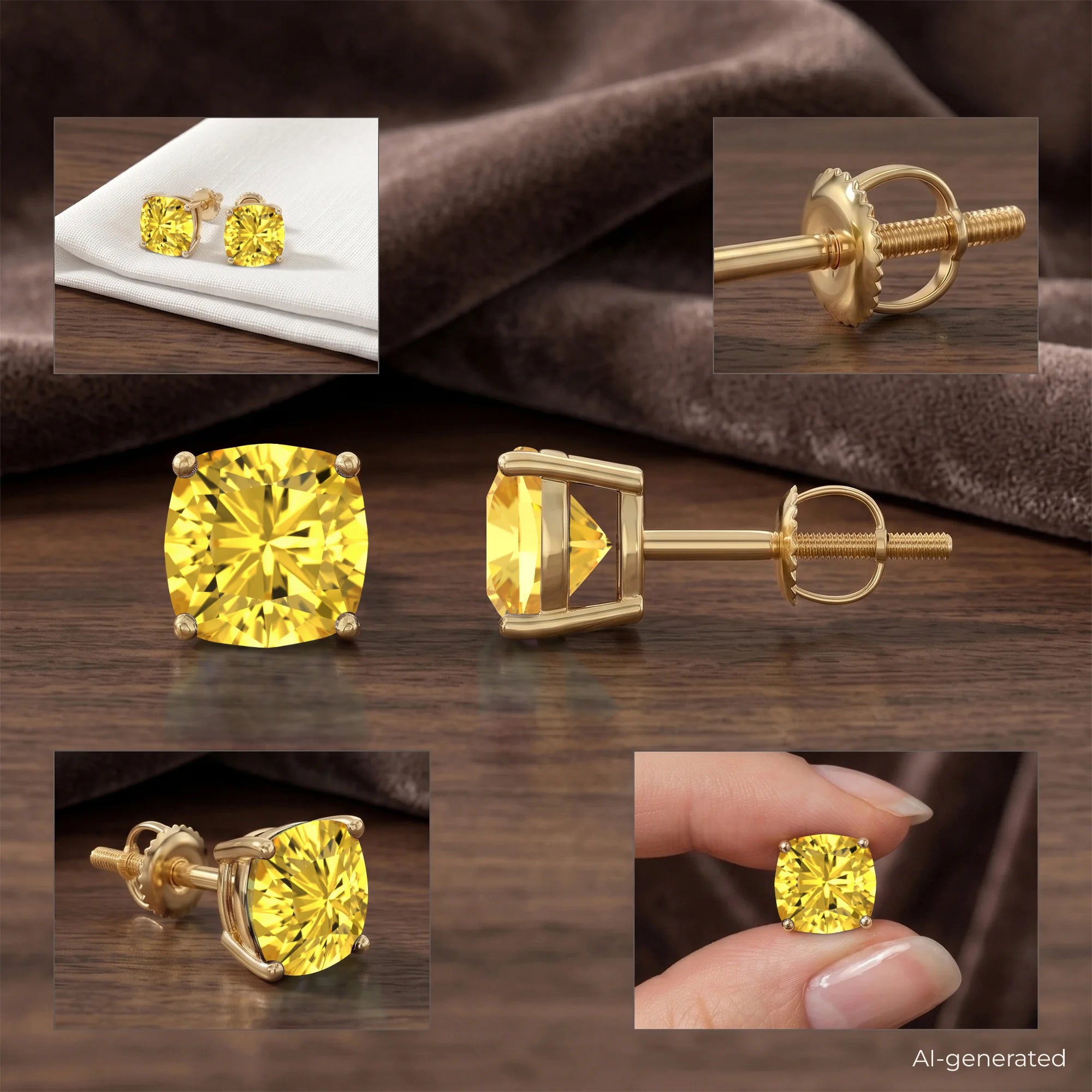 14K Yellow Gold