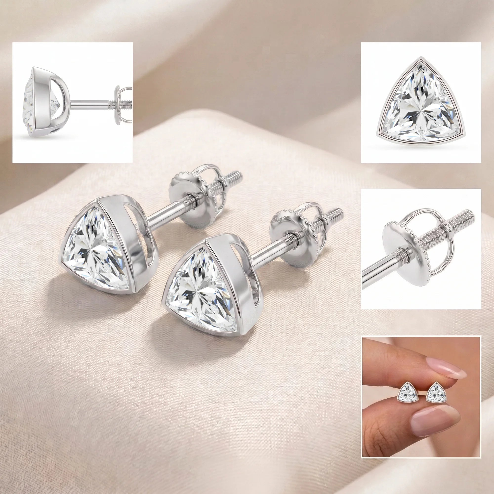 14K White Gold