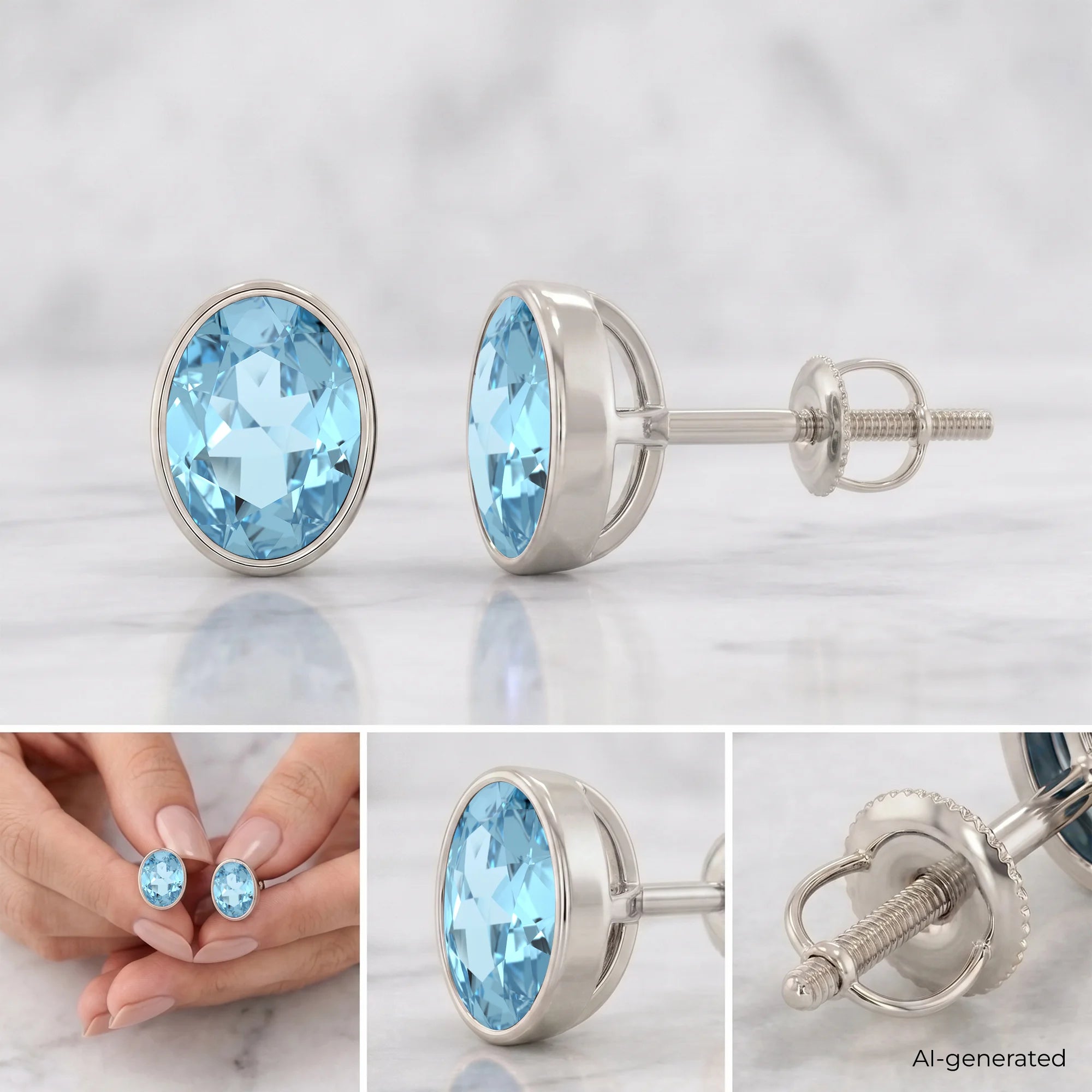 14K White Gold