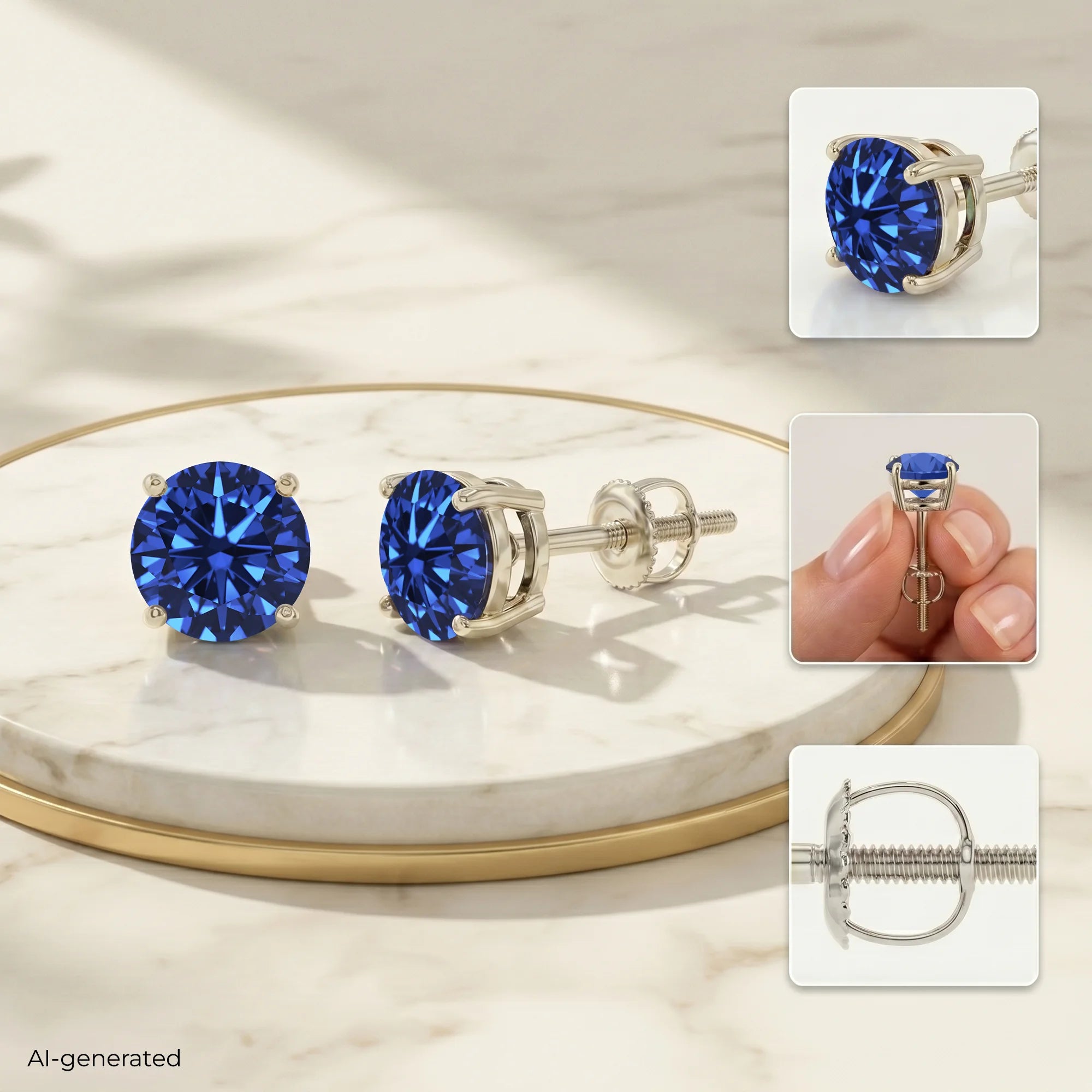14K White Gold