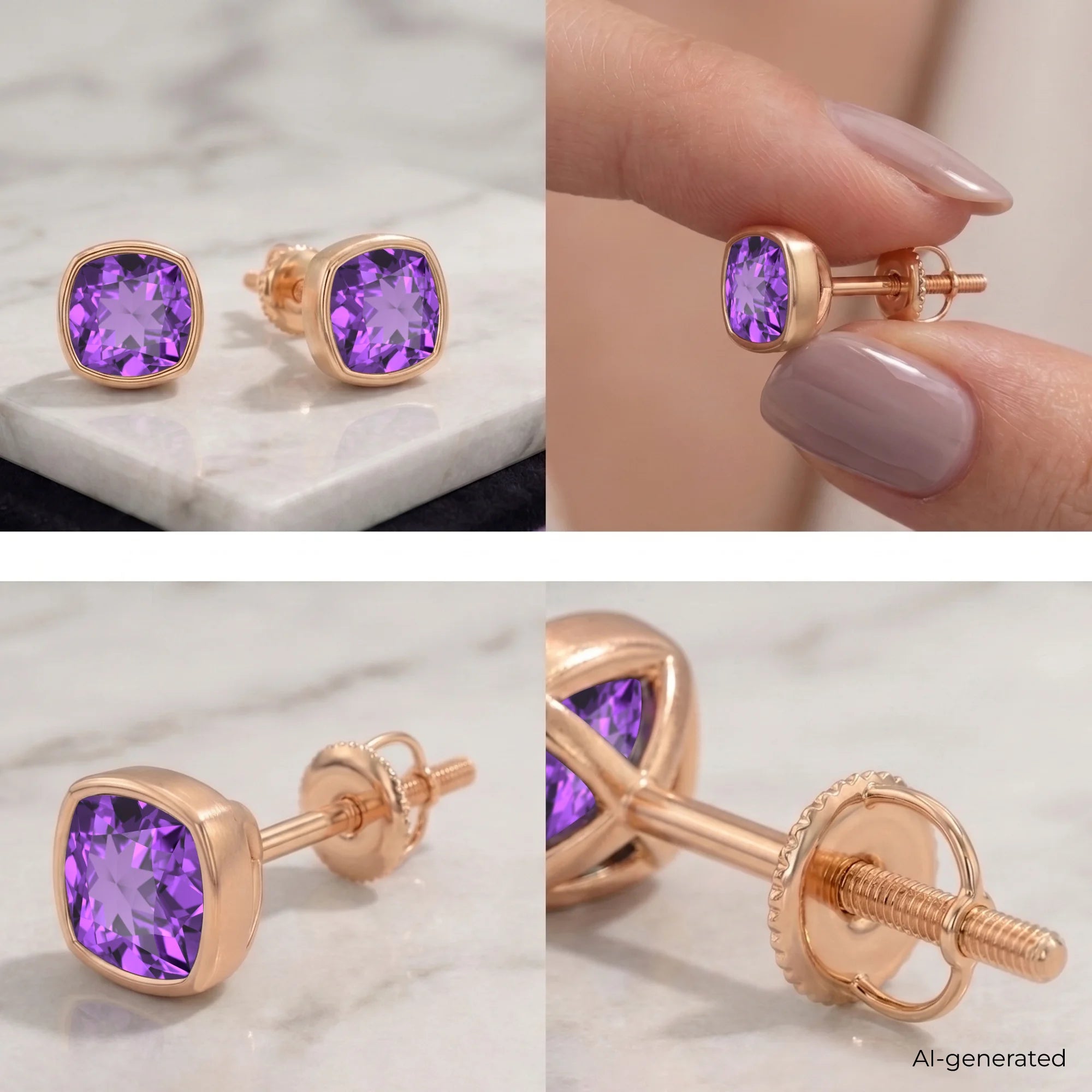 14K Rose Gold